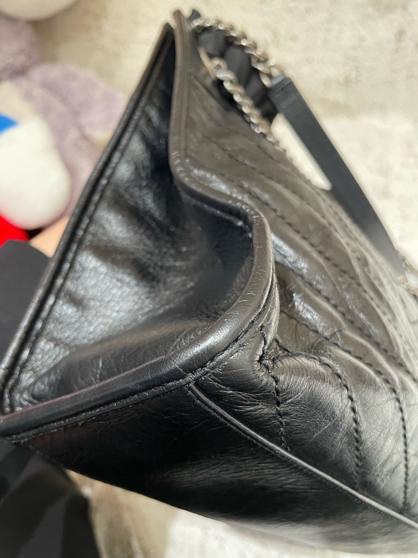 Saint Laurent - Niki - Leather - Black - (medium)