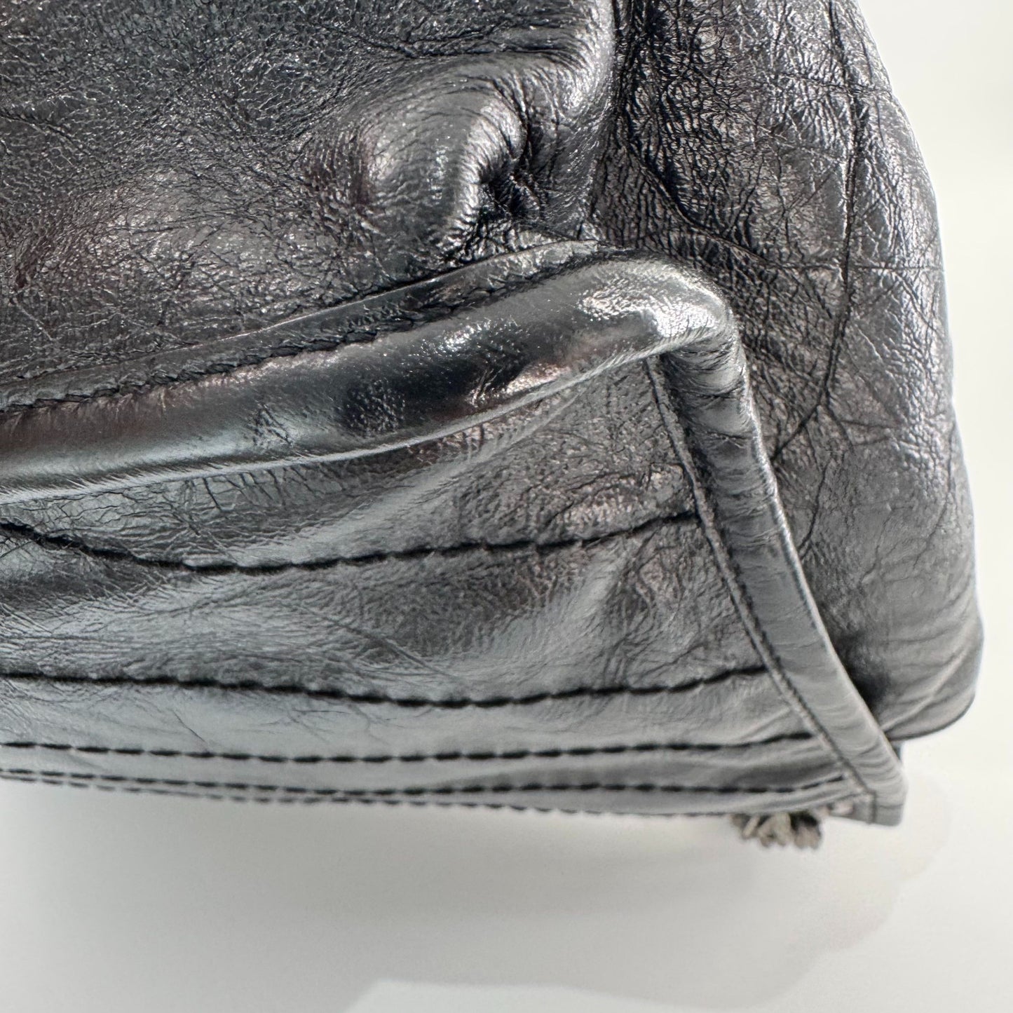 Saint Laurent - Niki - Leather - Black - (medium)