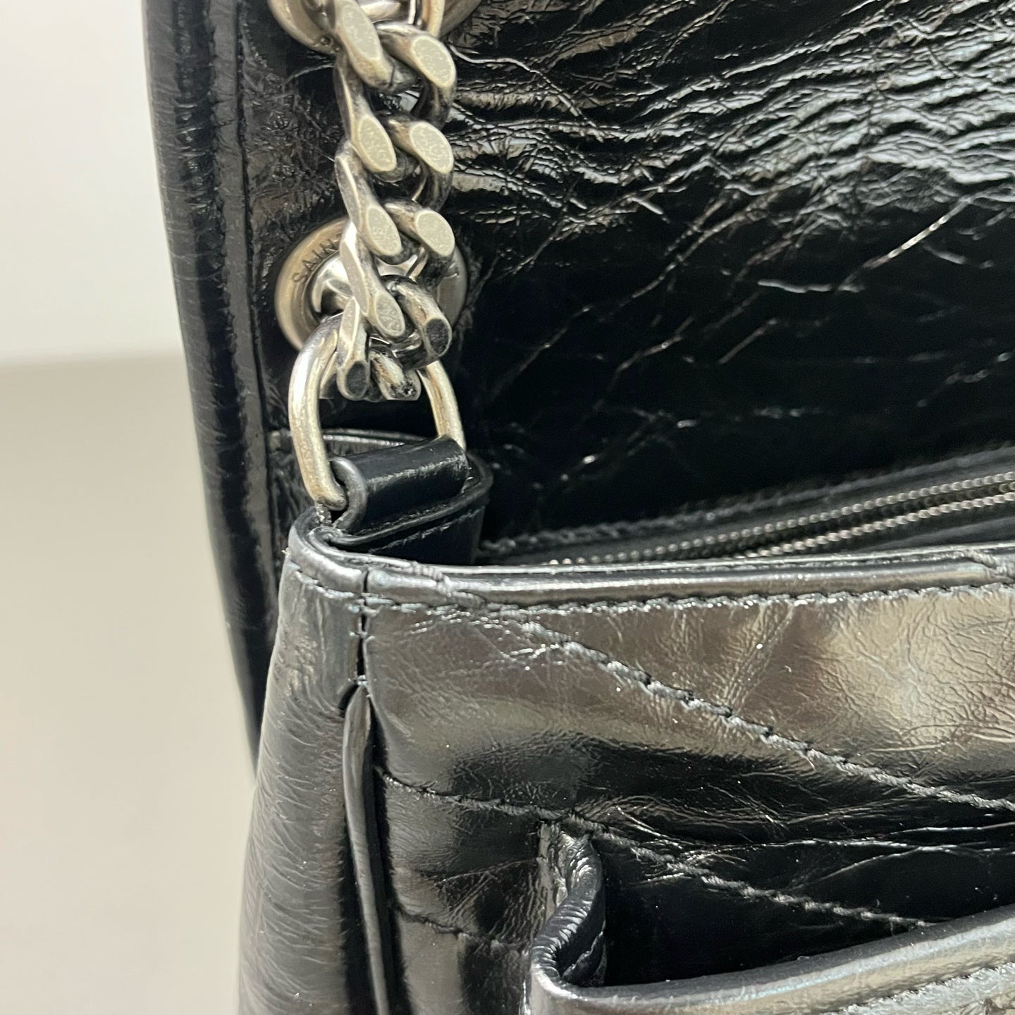Saint Laurent - Niki - Leather - Black - (medium)