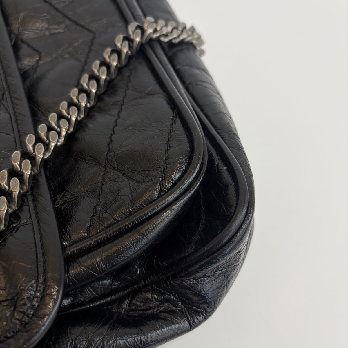 Saint Laurent - Niki - Leather - Black - (medium)