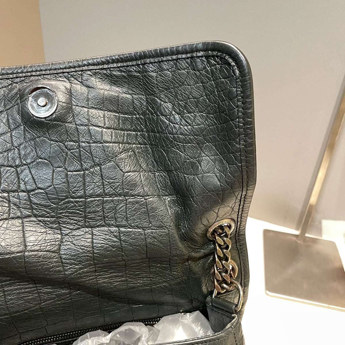 Saint Laurent - Niki - Leather - Black - (medium)