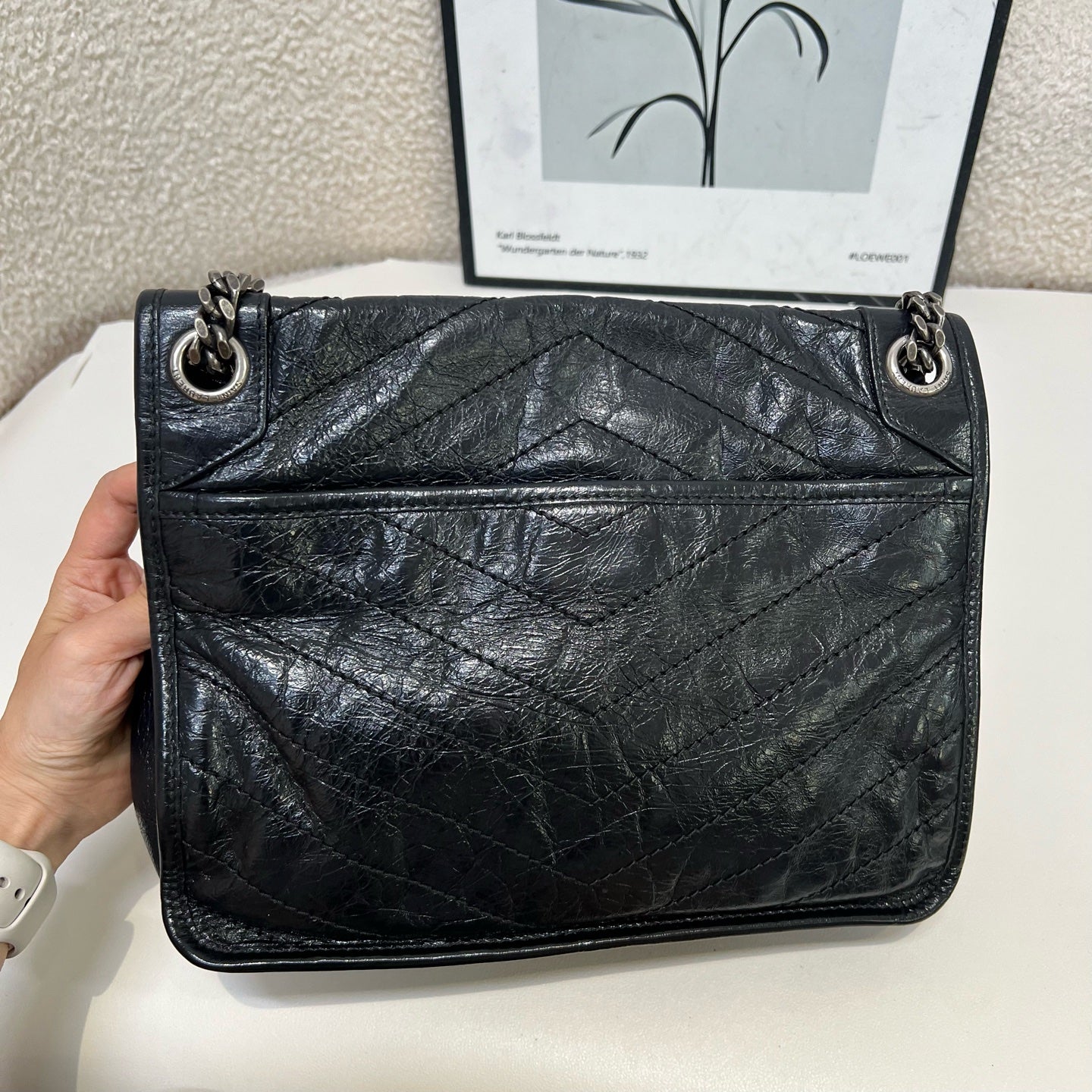 Saint Laurent - Niki - Leather - Black - (medium)