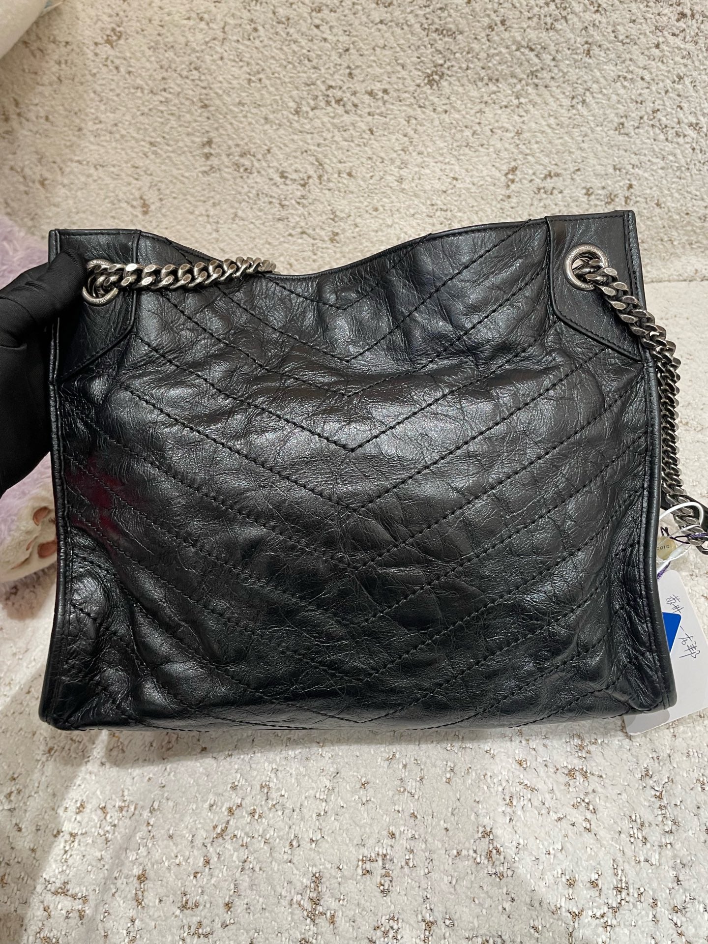 Saint Laurent - Niki - Leather - Black - (medium)