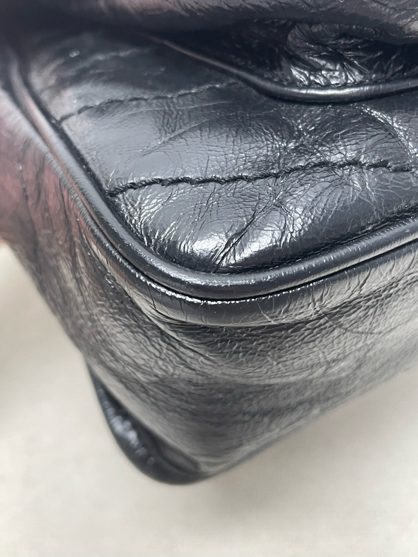 Saint Laurent - Niki - Leather - Black - (medium)