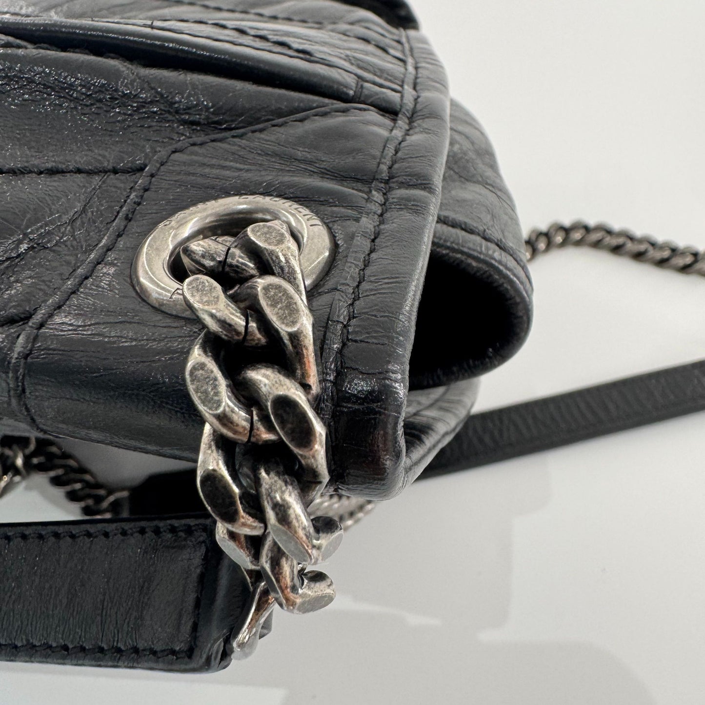 Saint Laurent - Niki - Leather - Black - (medium)