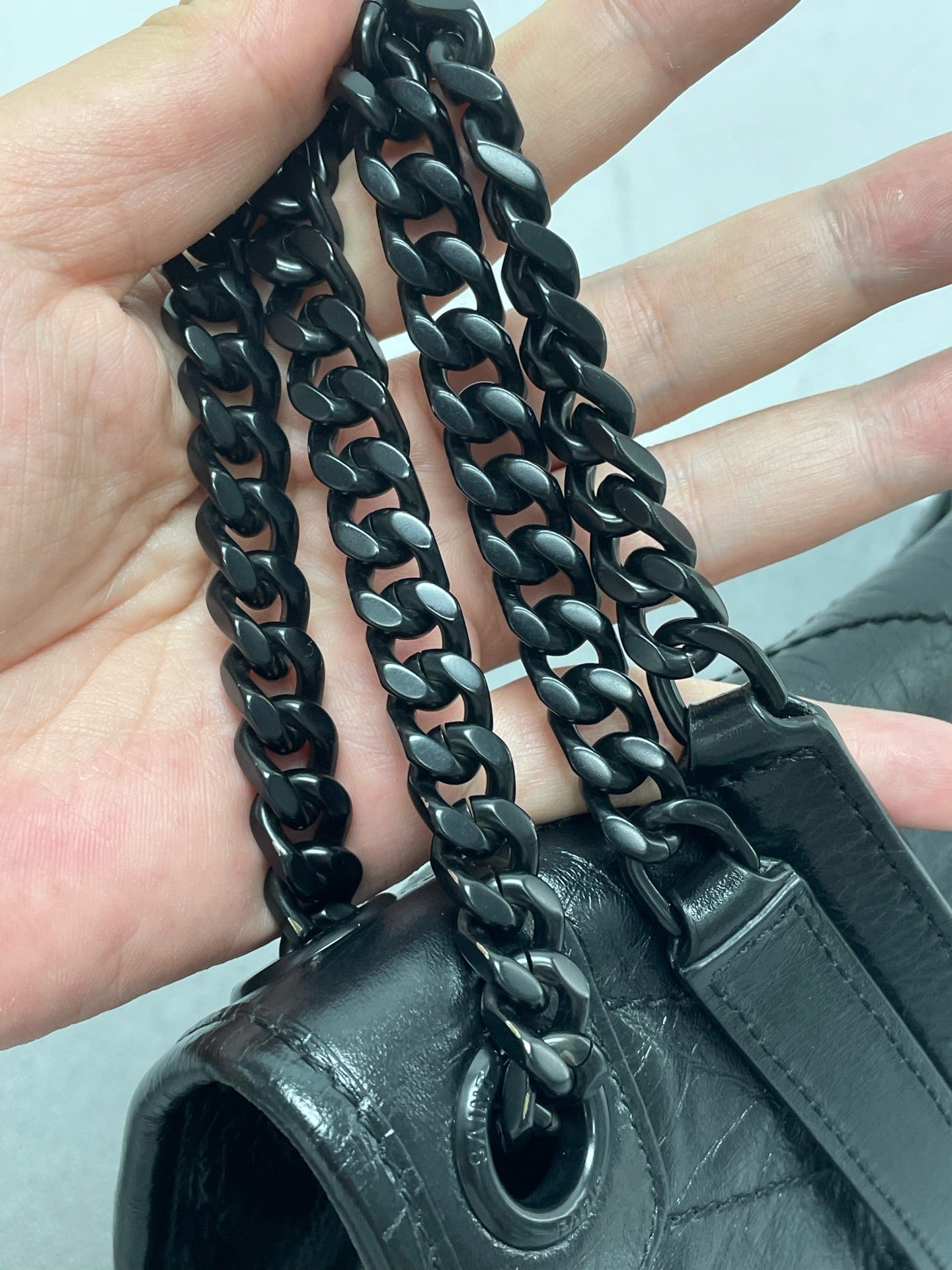 Saint Laurent - Niki - Leather - Black - (medium)