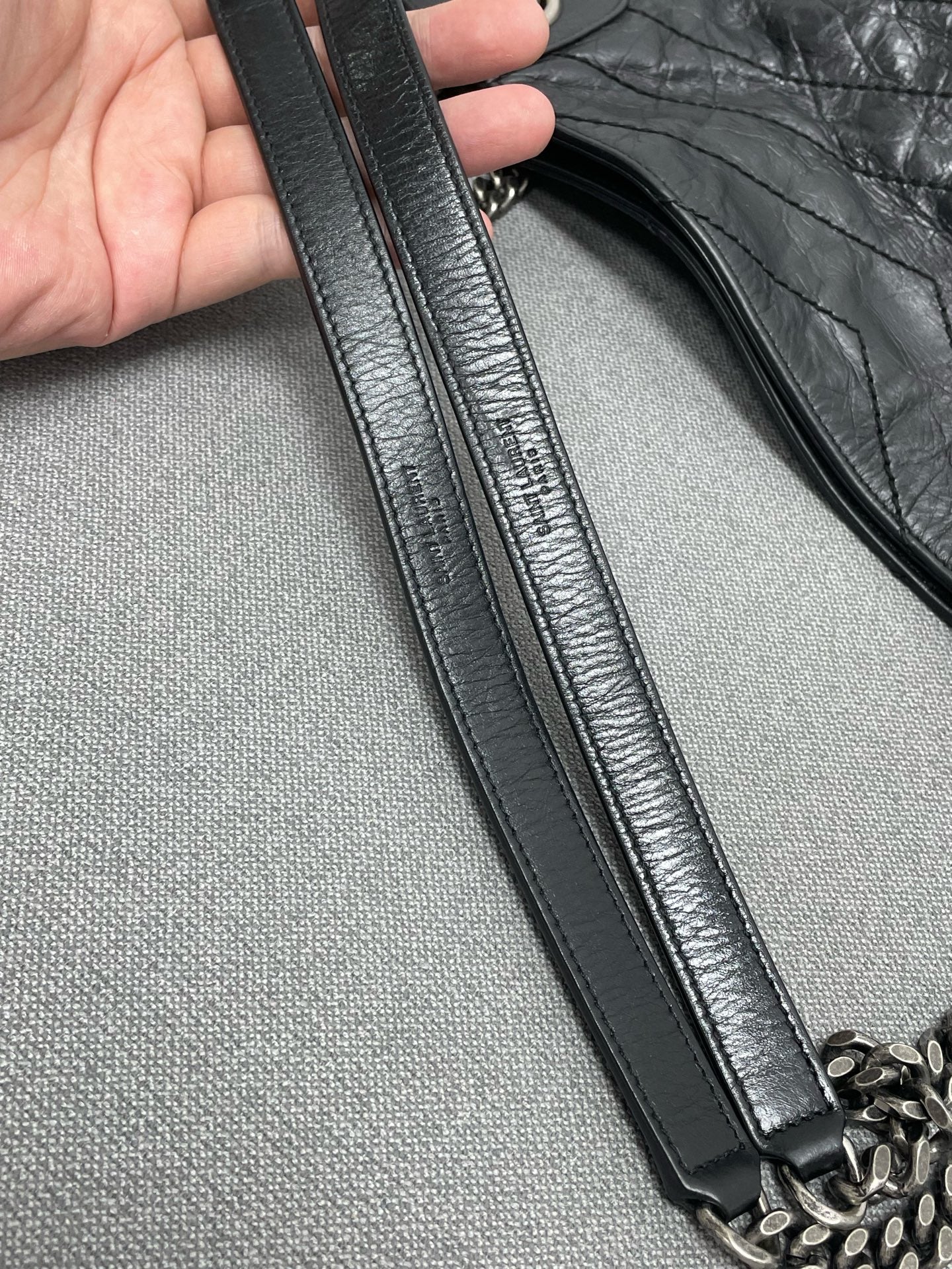 Saint Laurent - Niki - Leather - Black - (medium)
