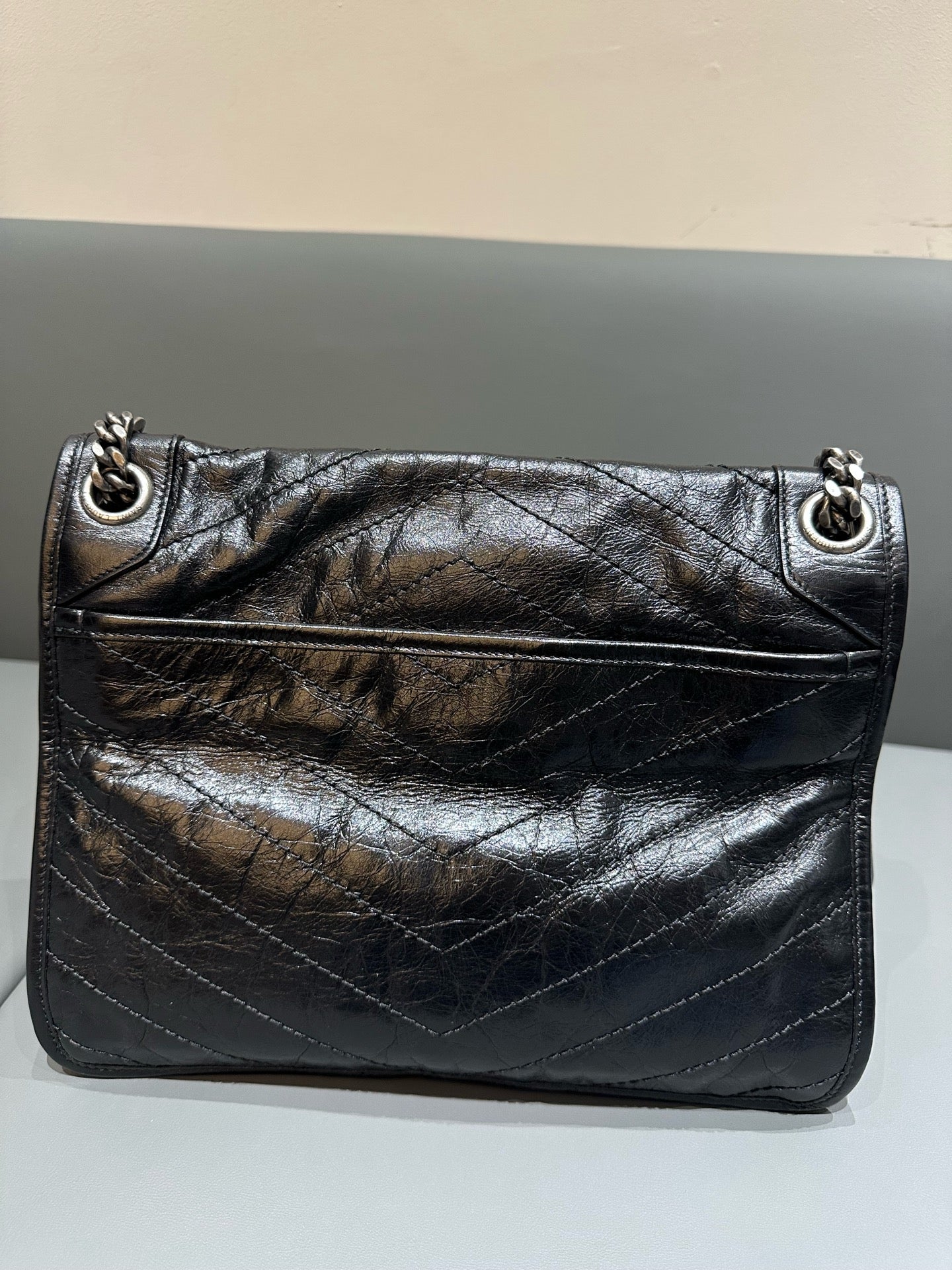 Saint Laurent - Niki - Leather - Black - (medium)