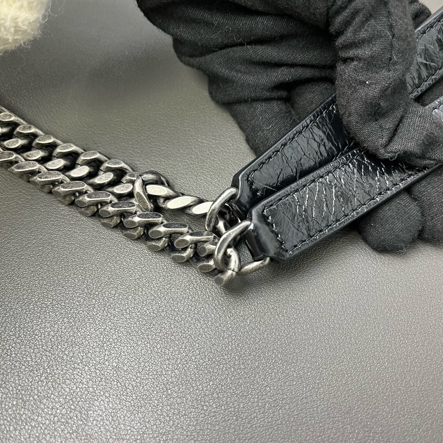 Saint Laurent - Niki - Leather - Black - (medium)