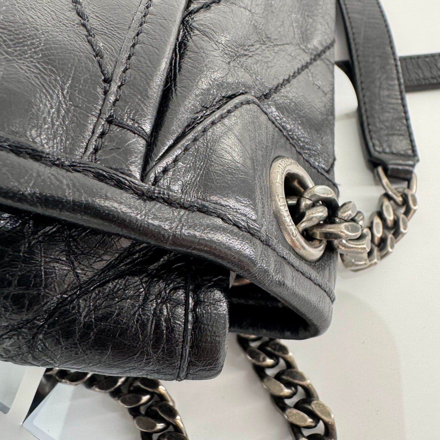 Saint Laurent - Niki - Leather - Black - (medium)
