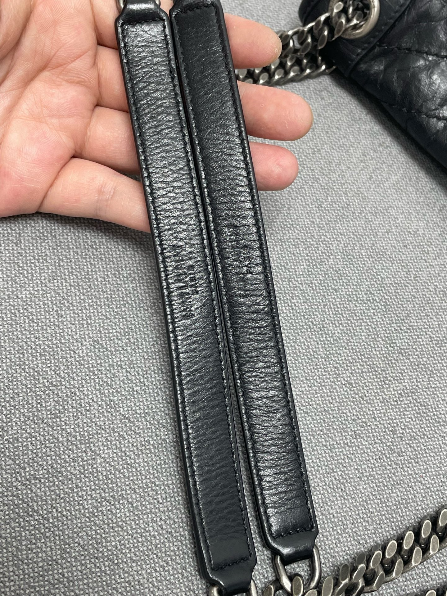 Saint Laurent - Niki - Leather - Black - (medium)