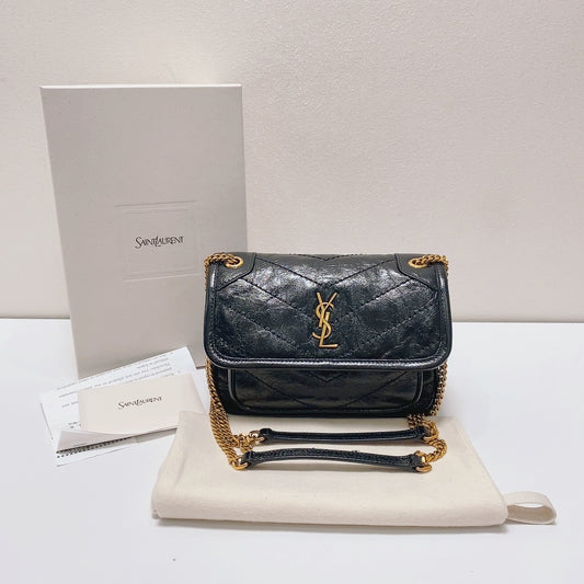 Saint Laurent - Niki - Leather - Black - (mini)