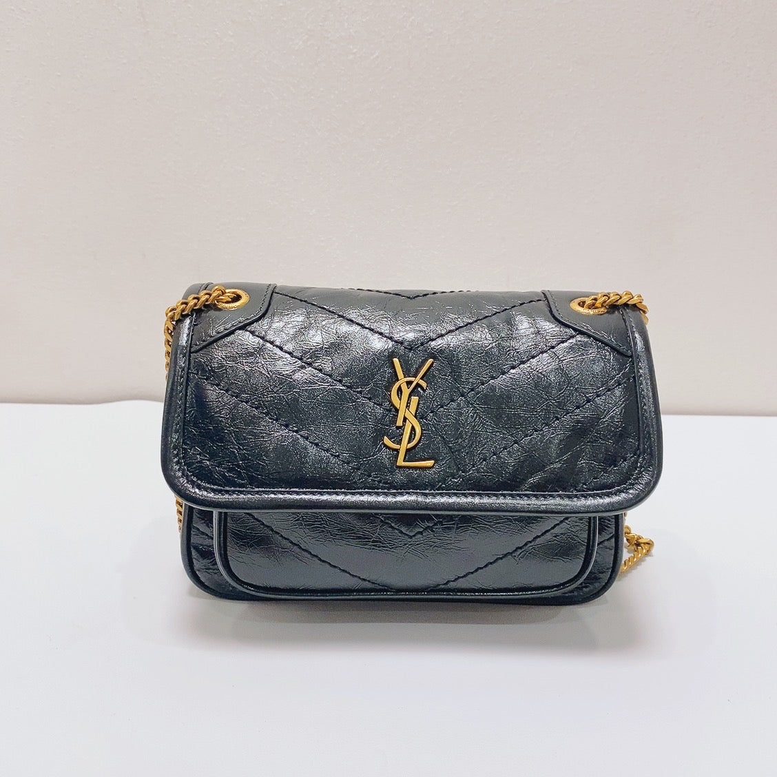Saint Laurent - Niki - Leather - Black - (mini)