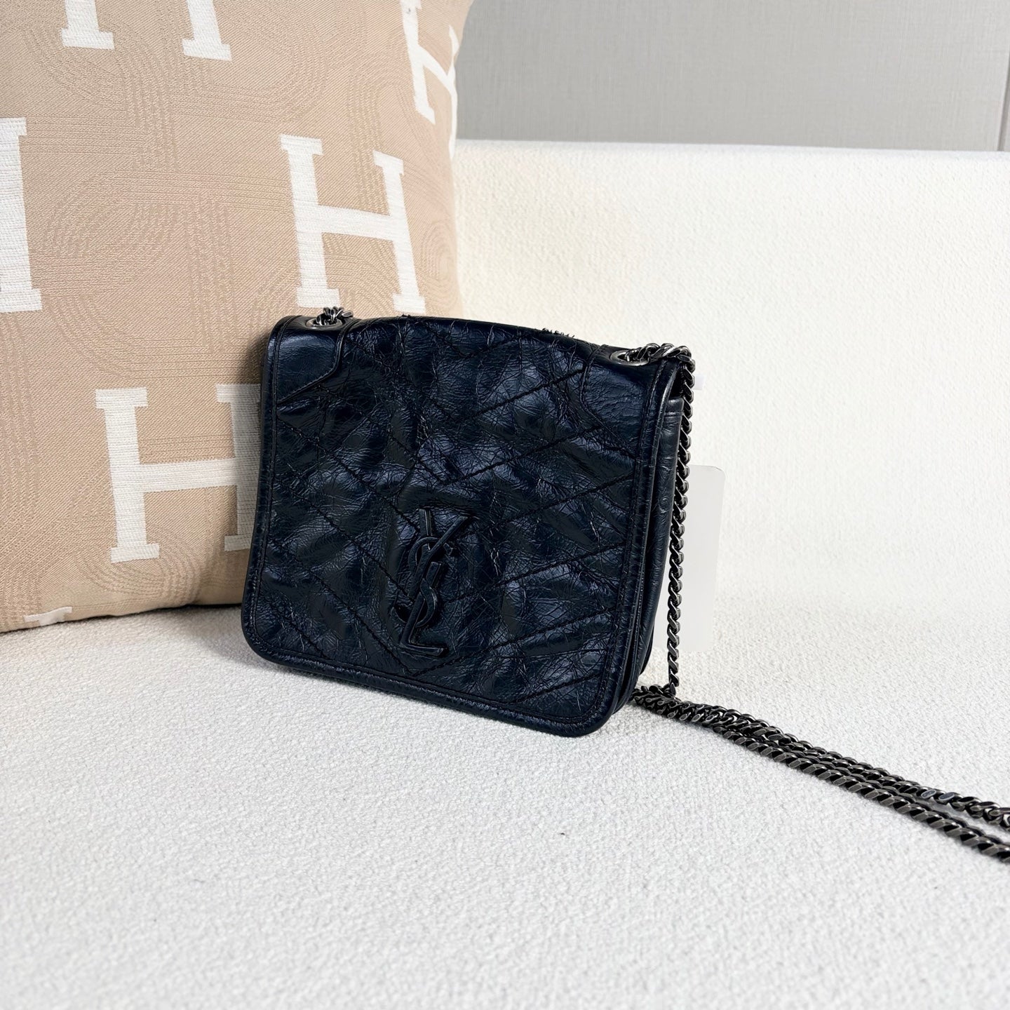 Saint Laurent - Niki - Leather - Black - (mini)