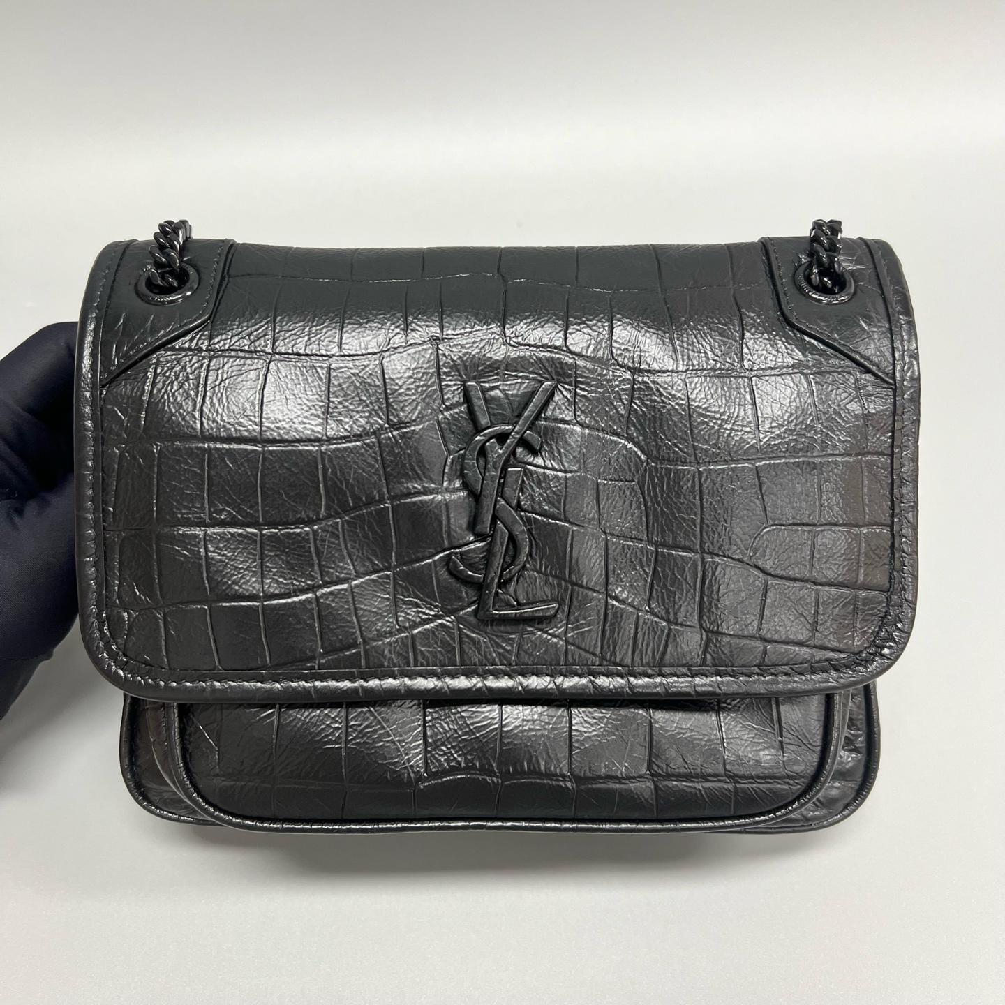 Saint Laurent - Niki - Leather - Black - (mini)