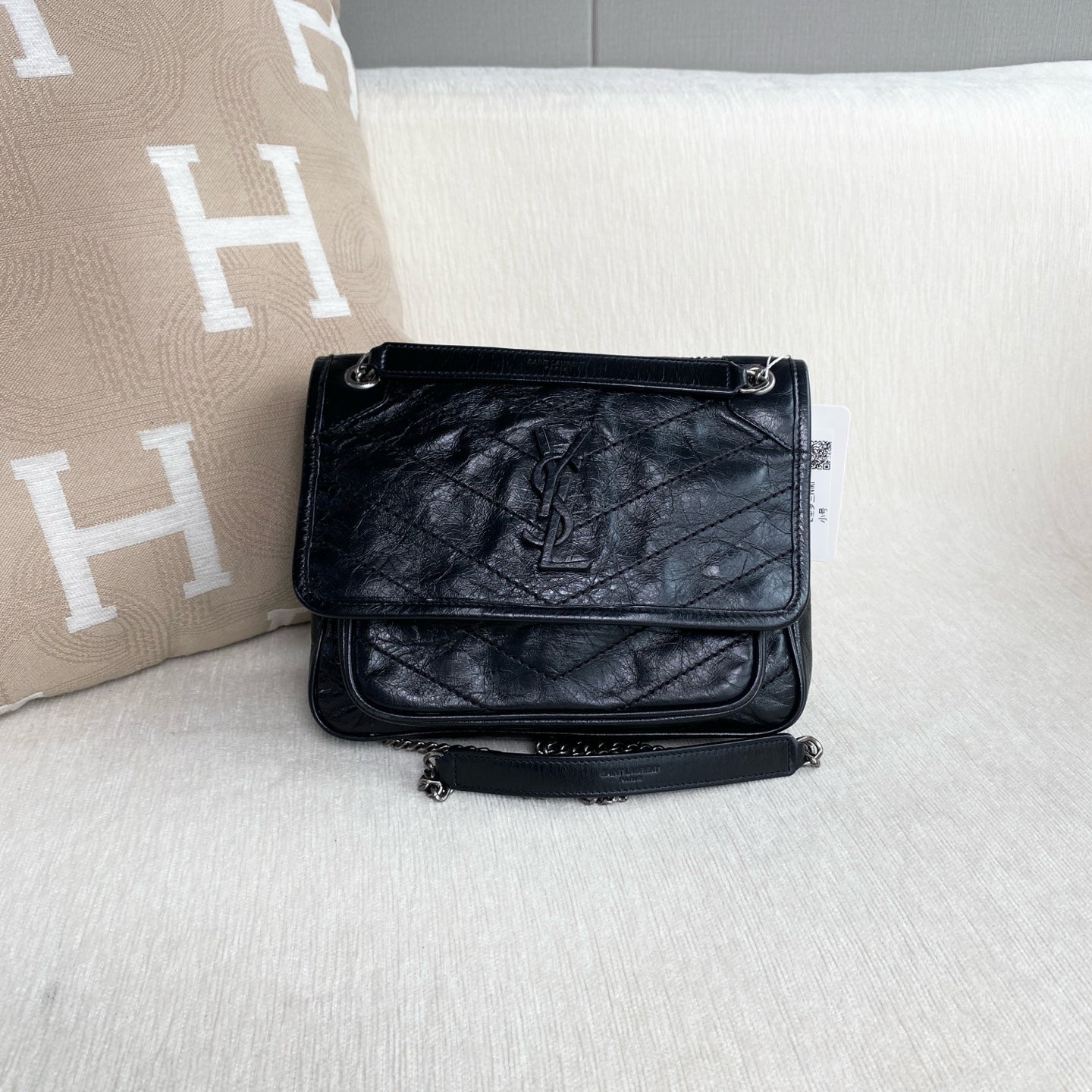 Saint Laurent - Niki - Leather - Black - (small)