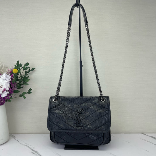 Saint Laurent - Niki - Leather - Black - (small)