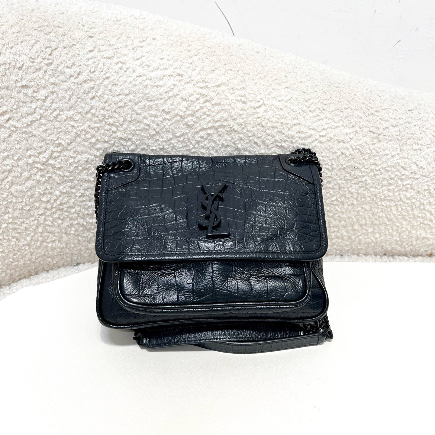 Saint Laurent - Niki - Leather - Black - (small)