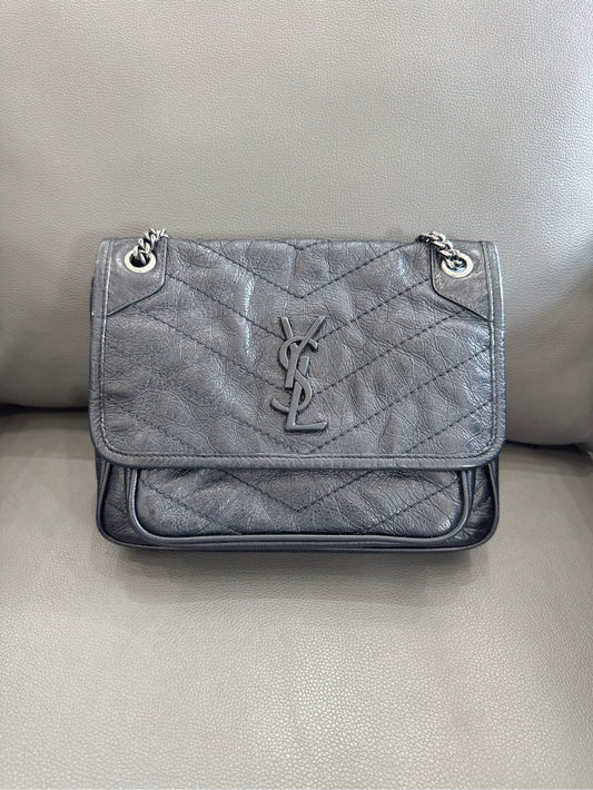 Saint Laurent - Niki - Leather - Black - (Small)