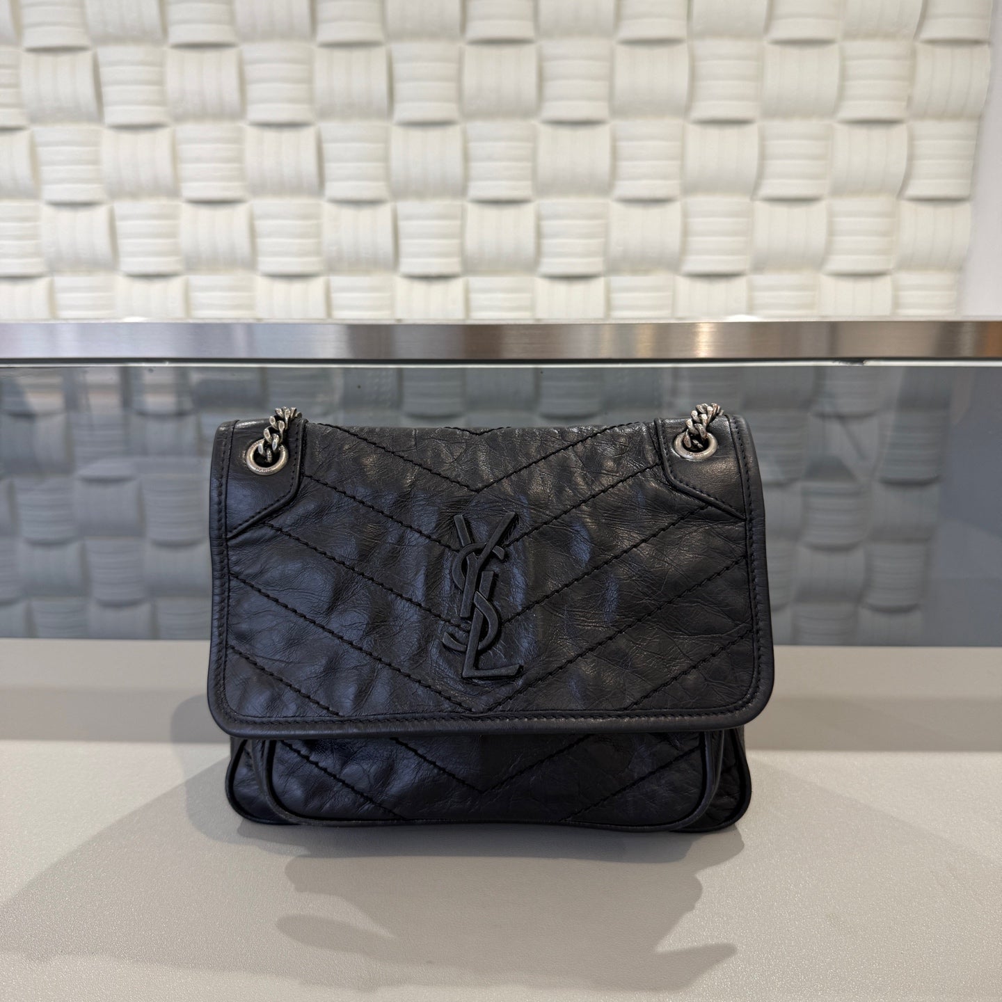 Saint Laurent - NIKI - Leather - Black - (small)