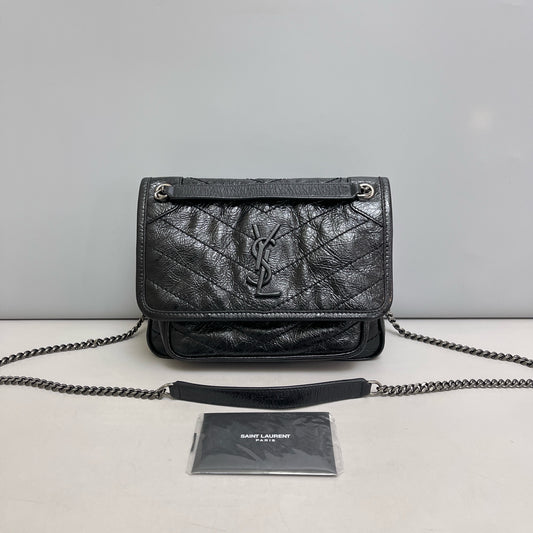 Saint Laurent - Niki - Leather - Black - (small)