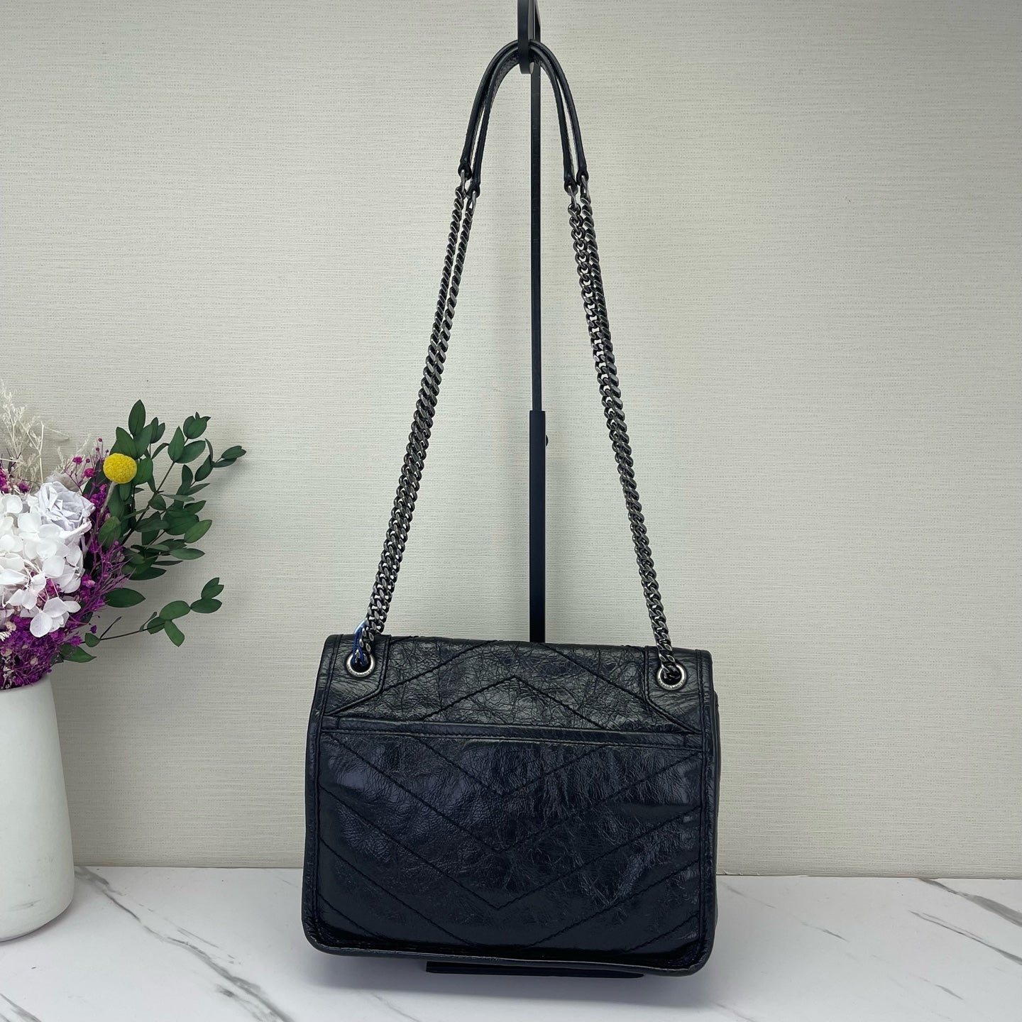 Saint Laurent - Niki - Leather - Black - (small)
