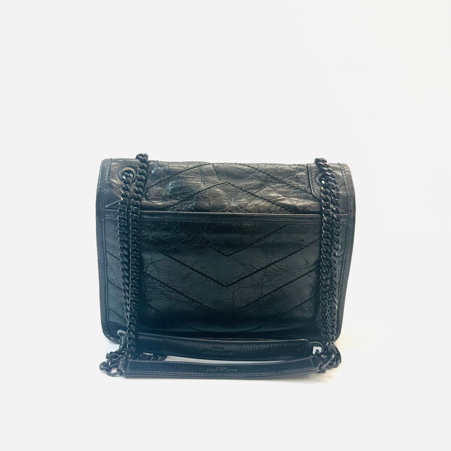 Saint Laurent - Niki - Leather - Black - (small)