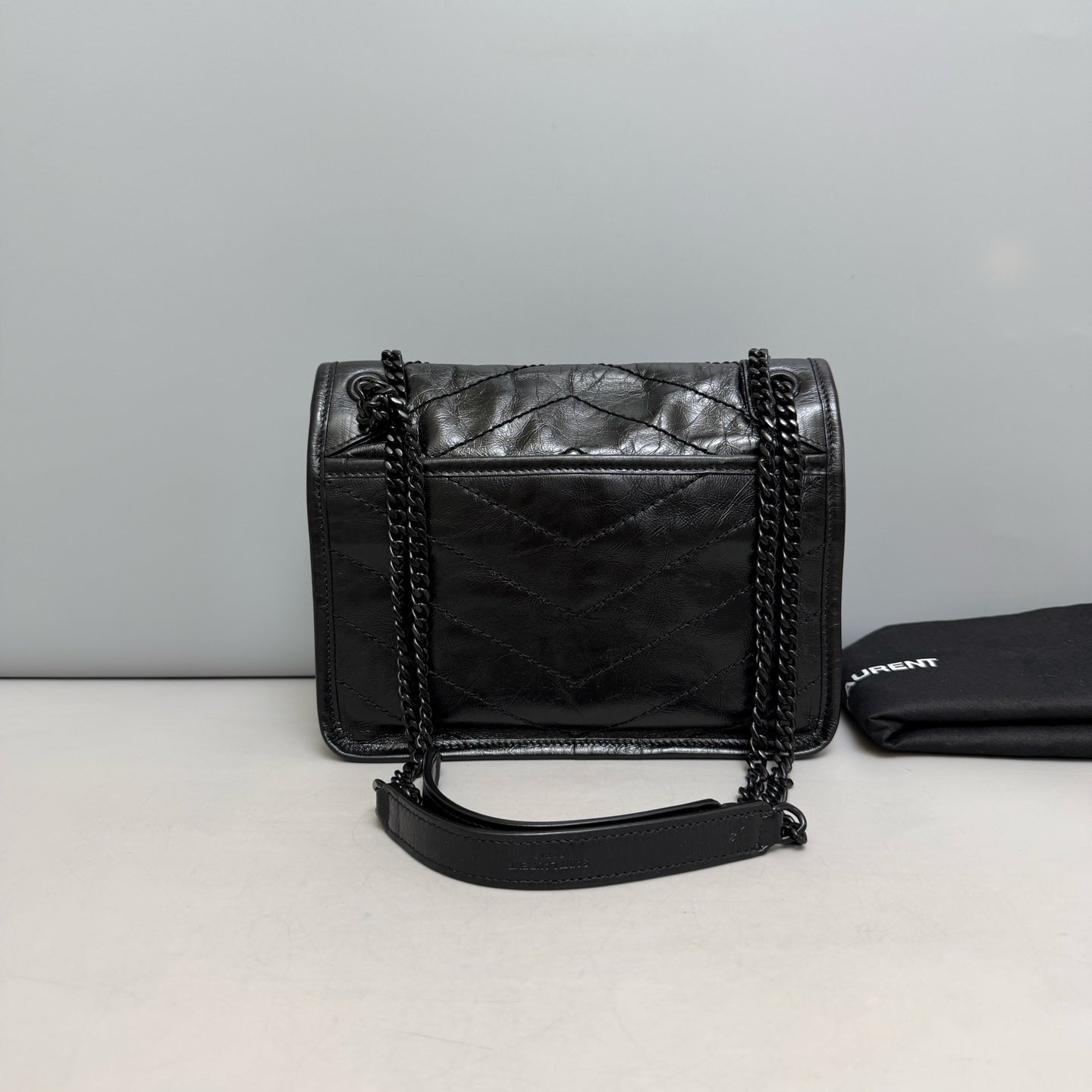 Saint Laurent - Niki - Leather - Black - (small)