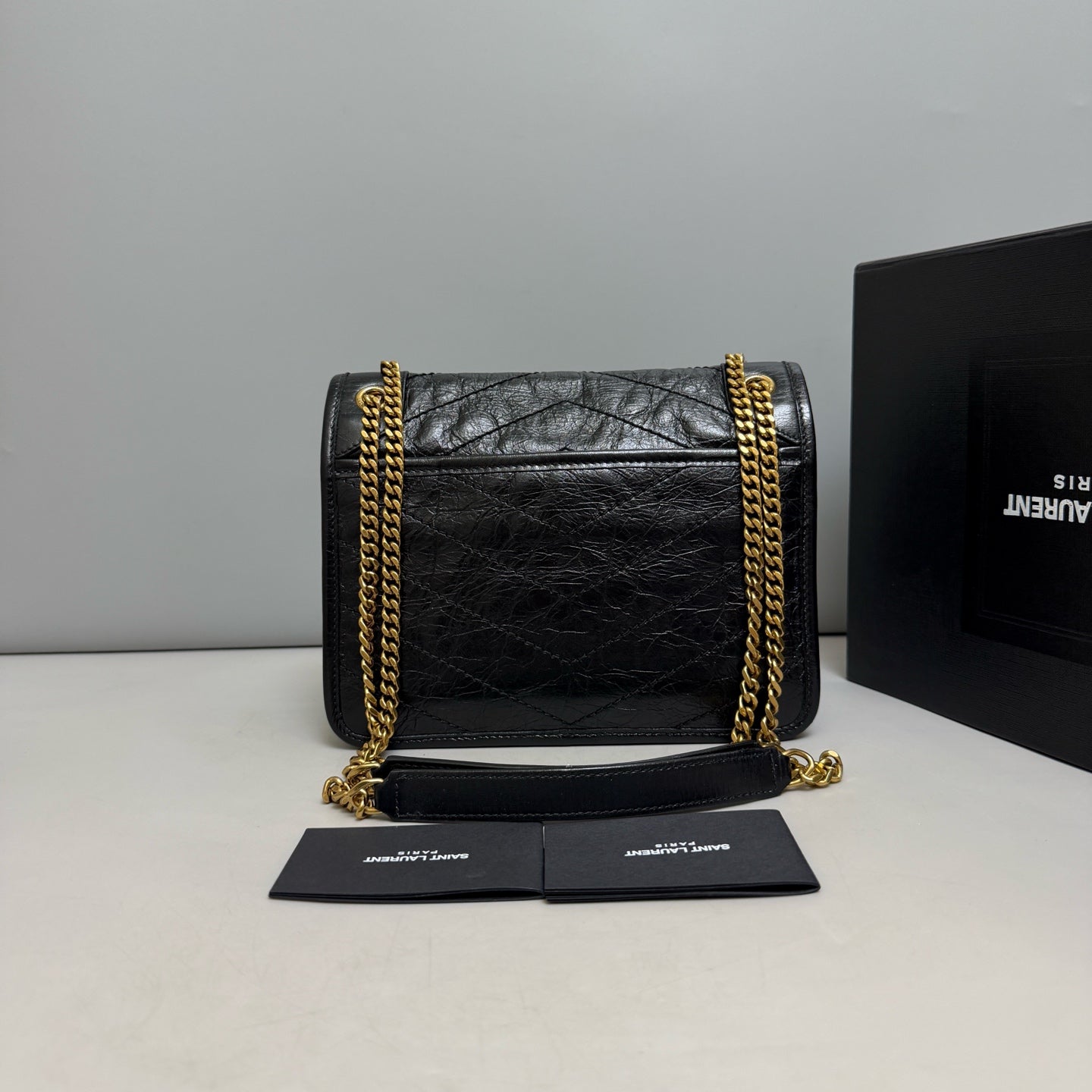 Saint Laurent - Niki - Leather - Black - (small)