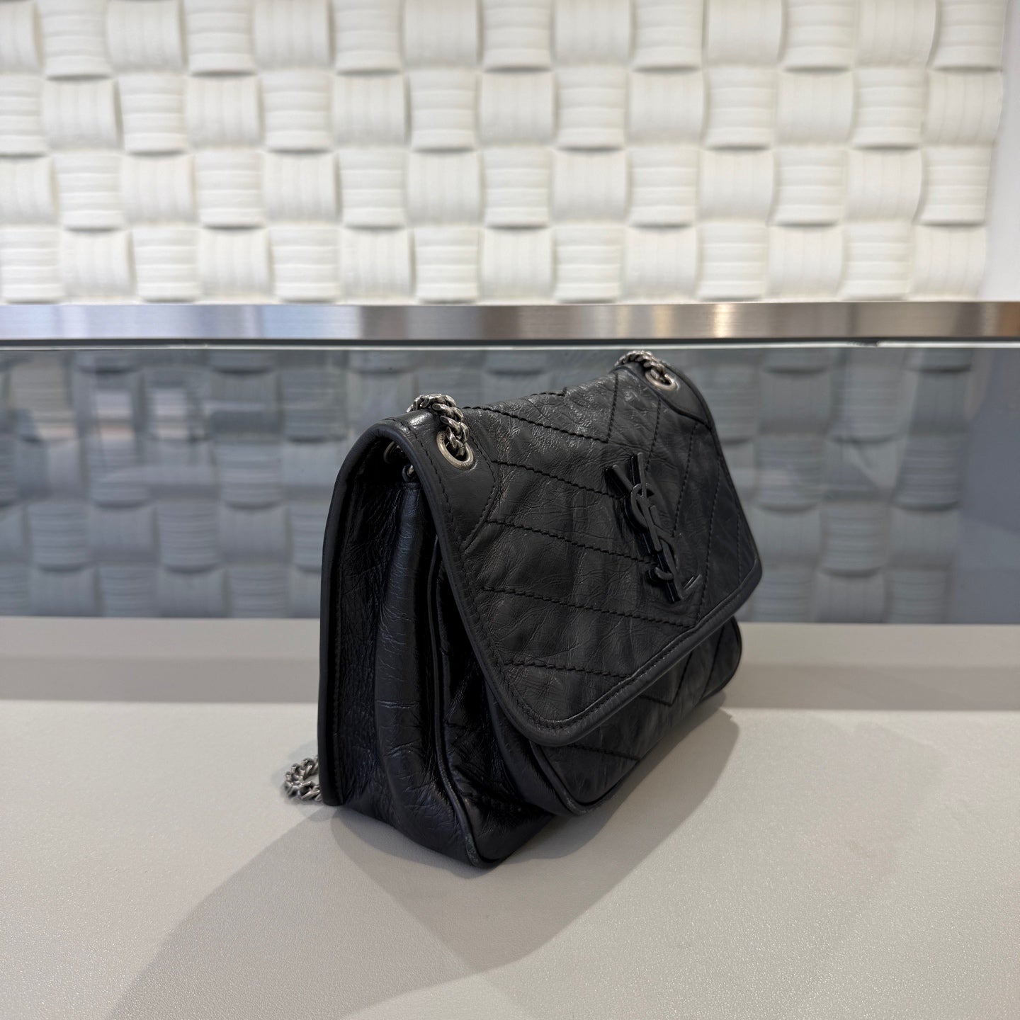 Saint Laurent - NIKI - Leather - Black - (small)