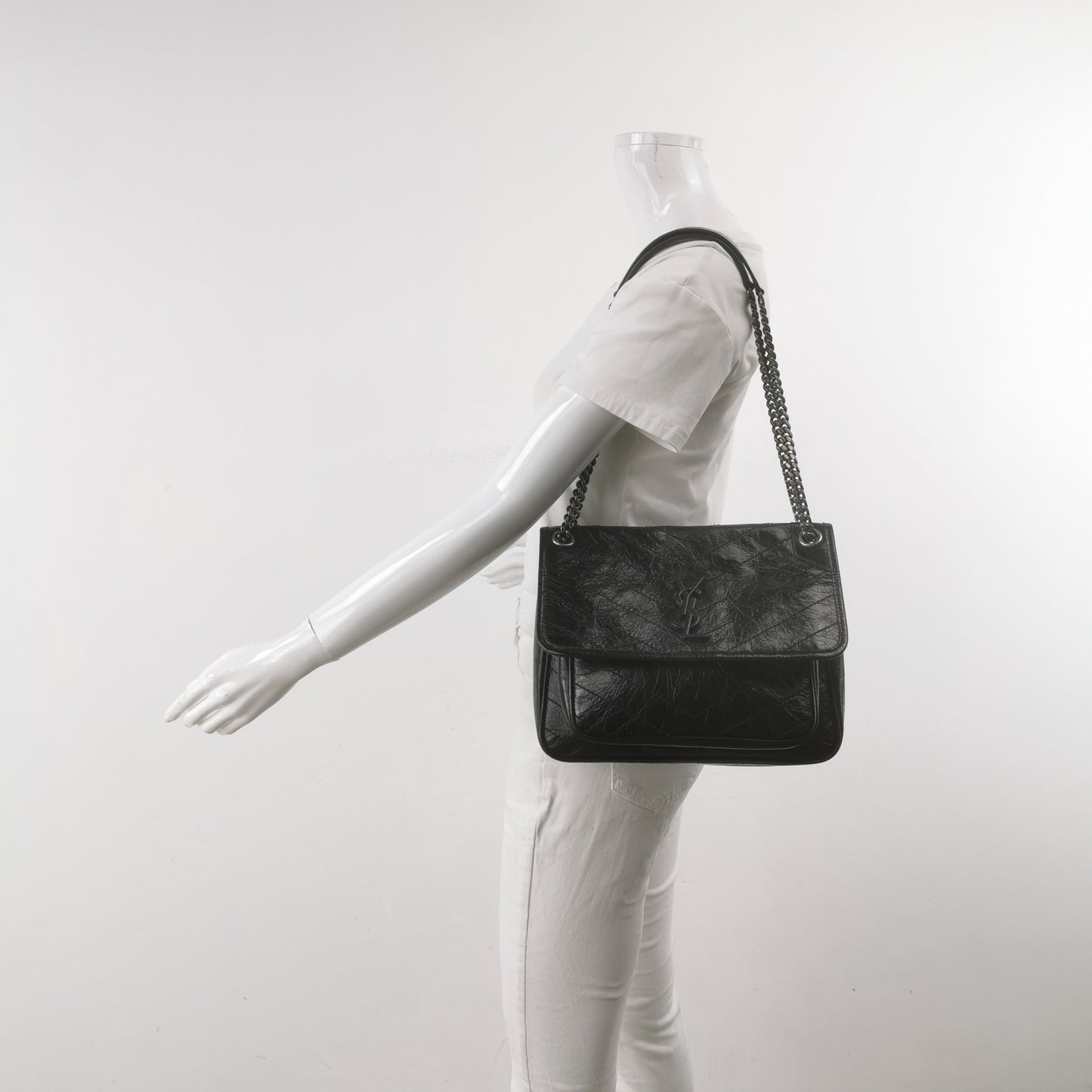 Saint Laurent - Niki - Leather - Black - (small)