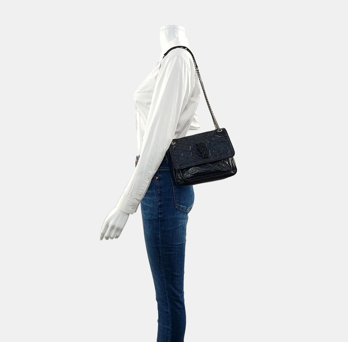 Saint Laurent - Niki - Leather - Black - (small)