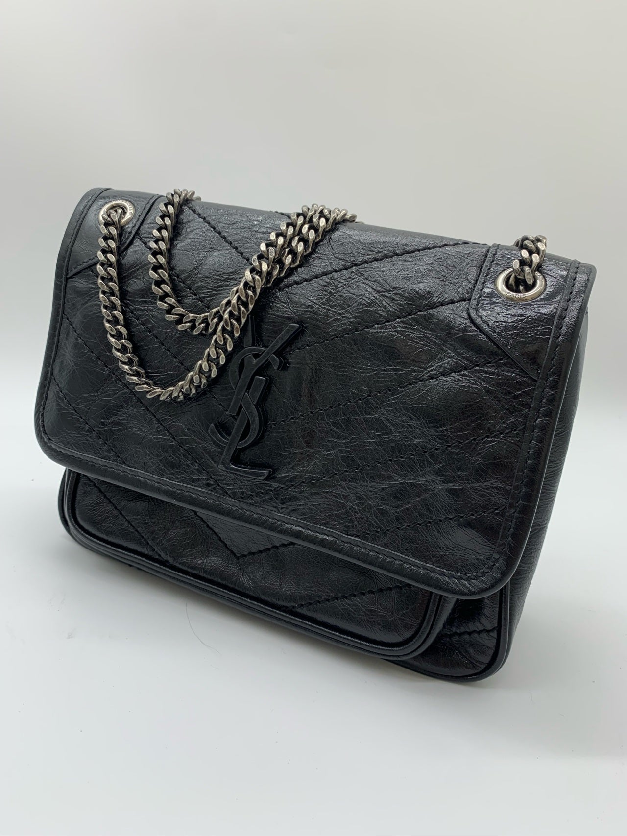 Saint Laurent - Niki - Leather - Black - (small)