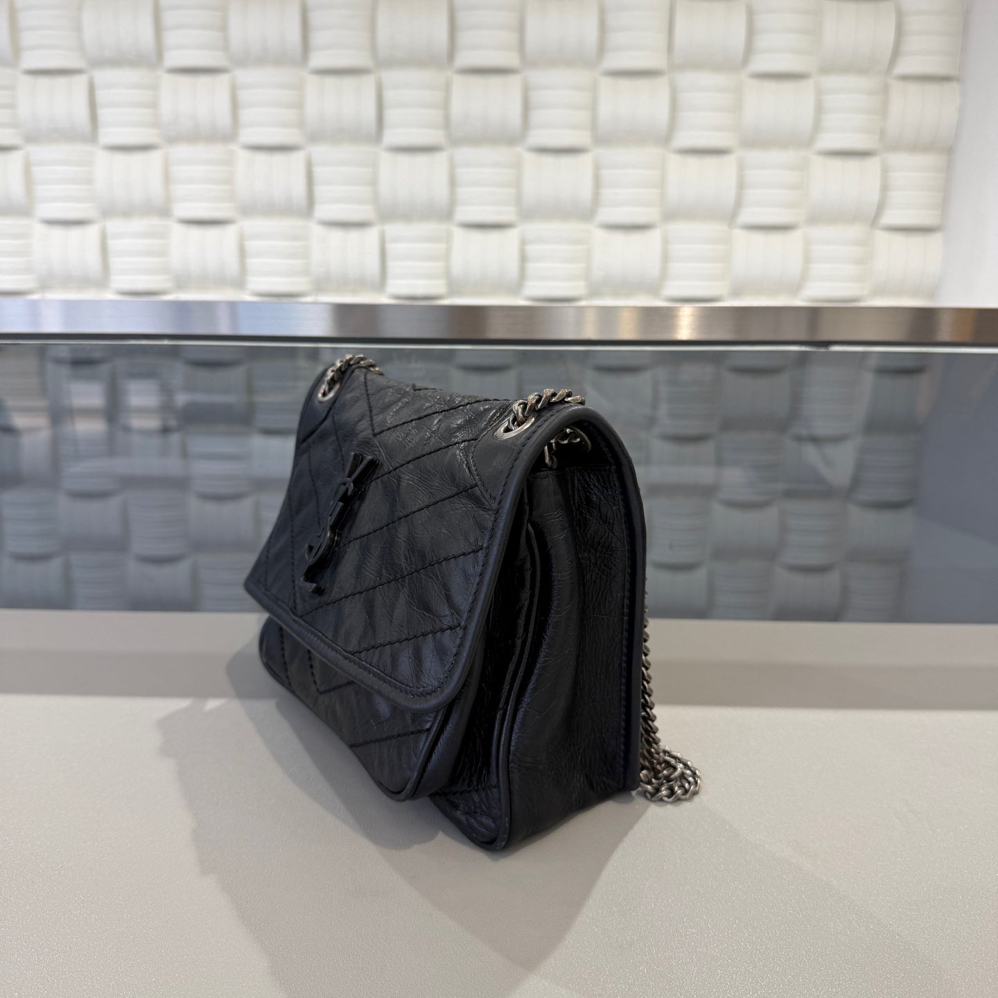 Saint Laurent - NIKI - Leather - Black - (small)