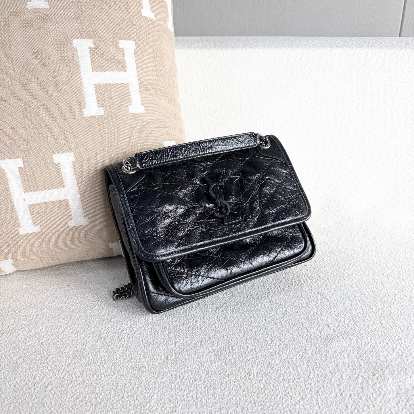 Saint Laurent - Niki - Leather - Black - (small)