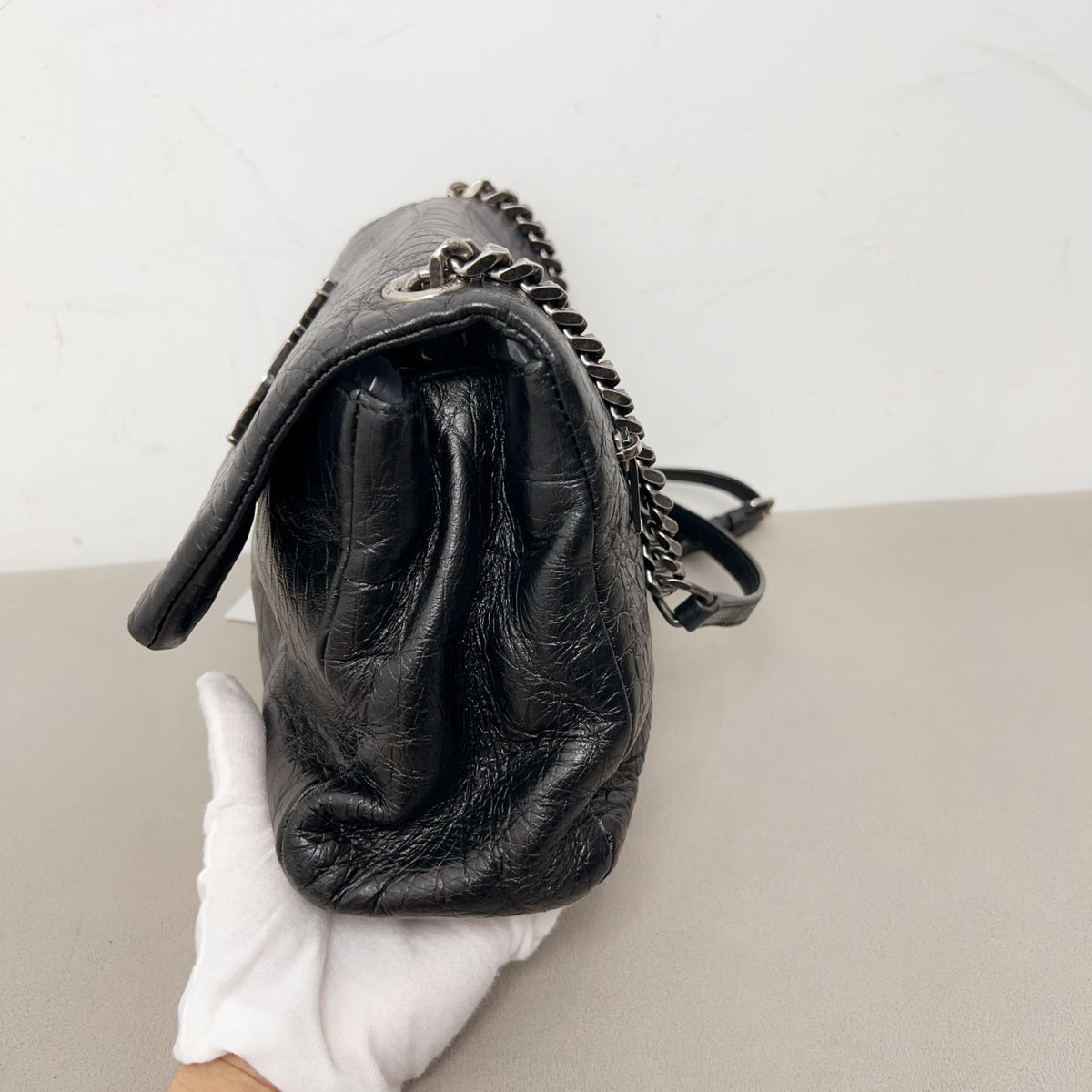 Saint Laurent - Niki - Leather - Black - (small)
