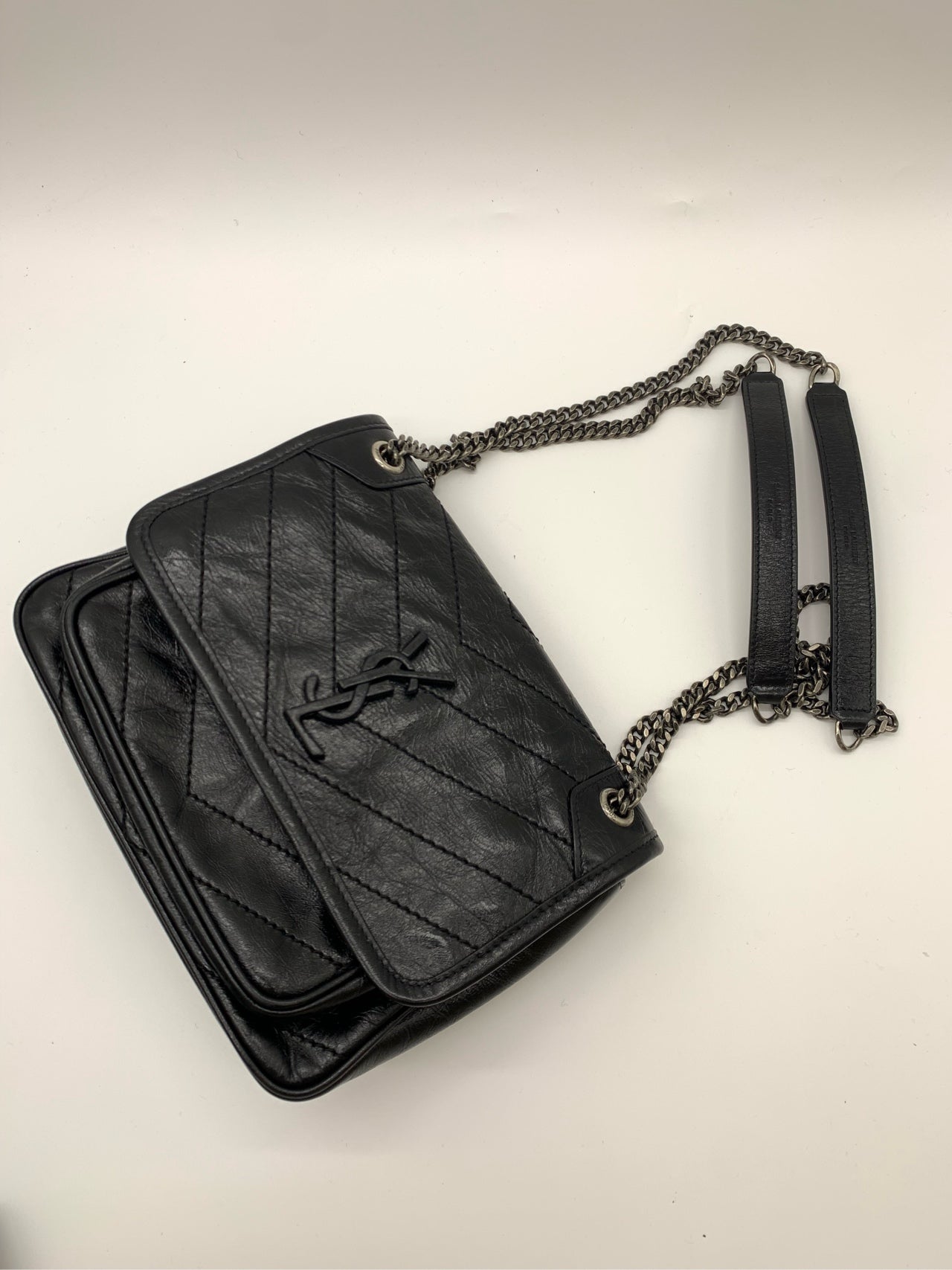 Saint Laurent - Niki - Leather - Black - (small)