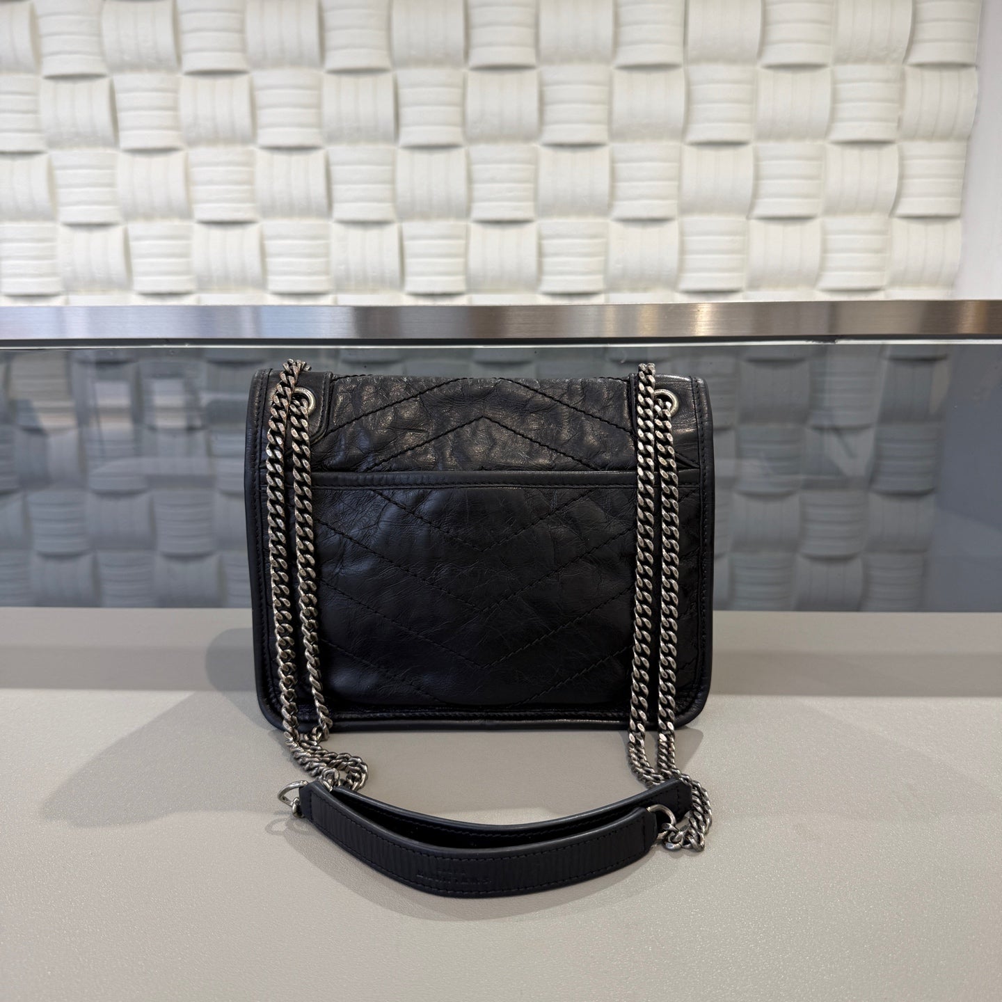 Saint Laurent - NIKI - Leather - Black - (small)