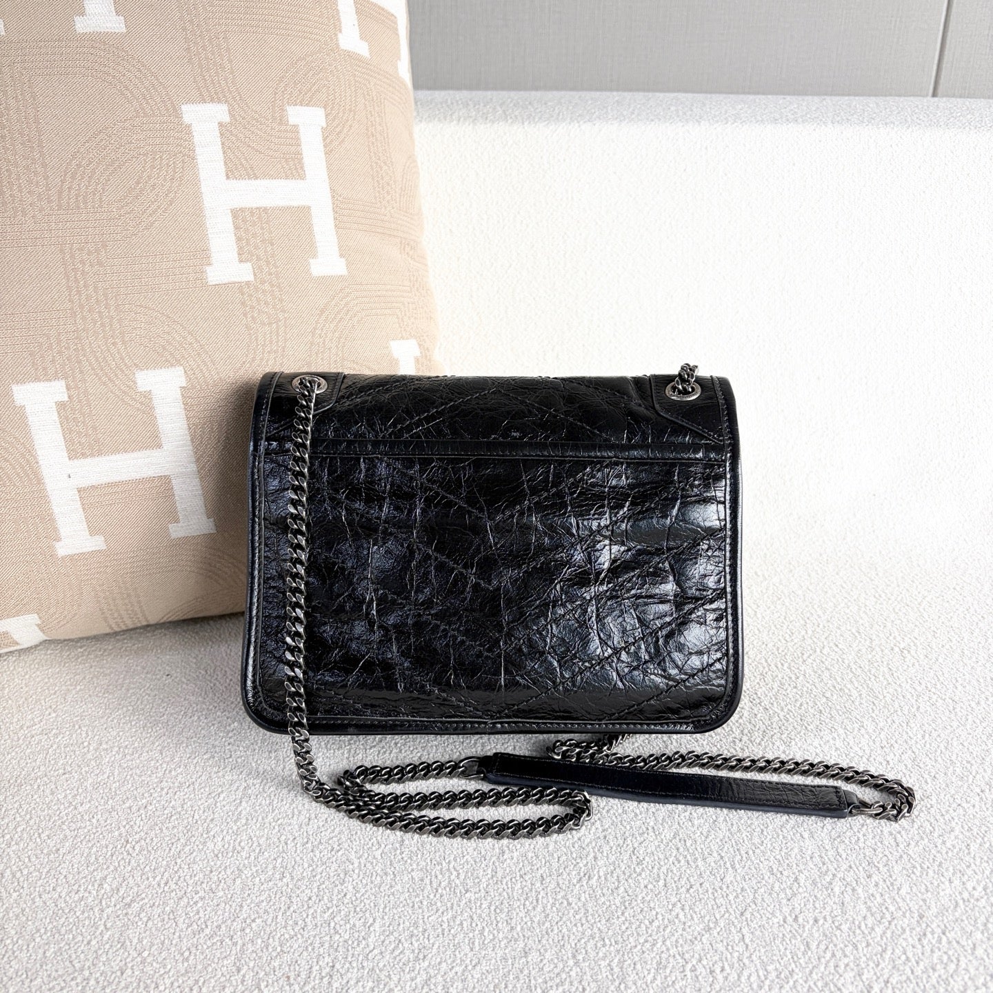 Saint Laurent - Niki - Leather - Black - (small)