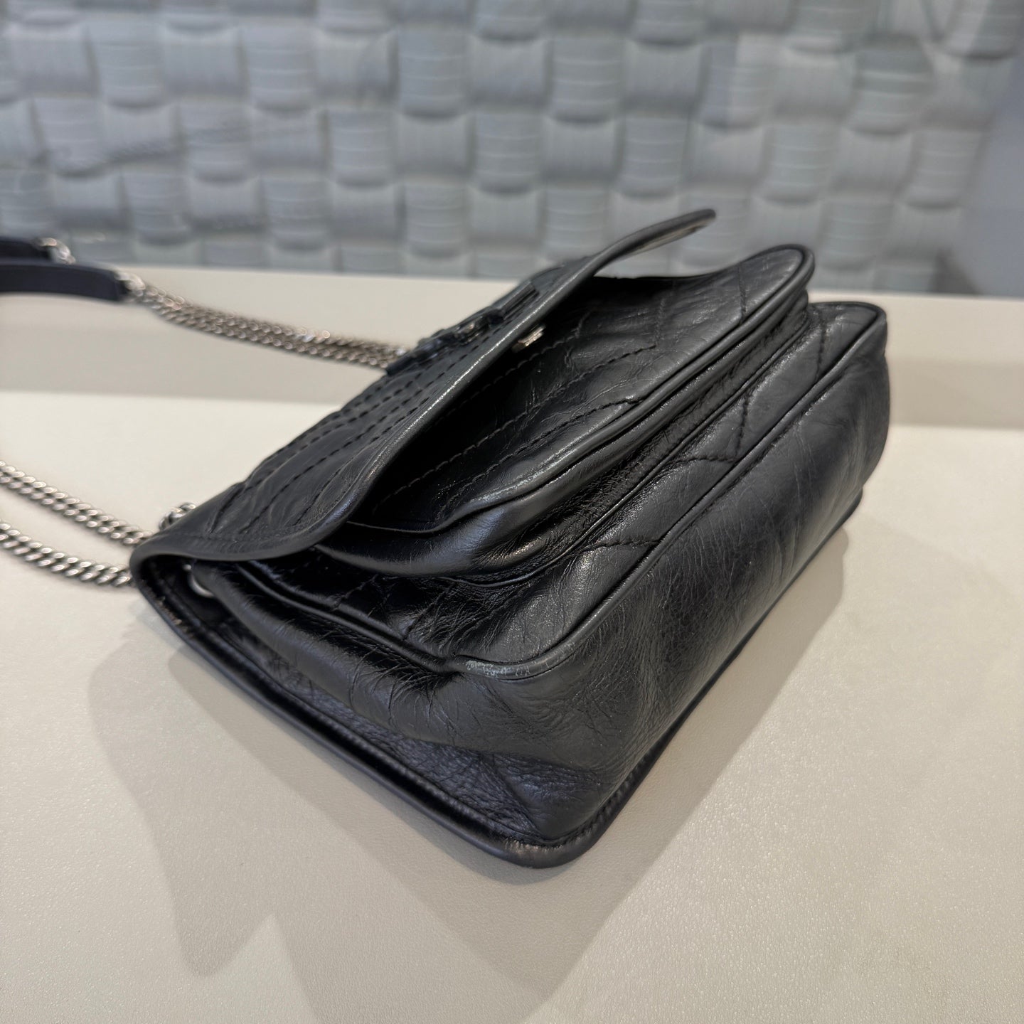 Saint Laurent - NIKI - Leather - Black - (small)