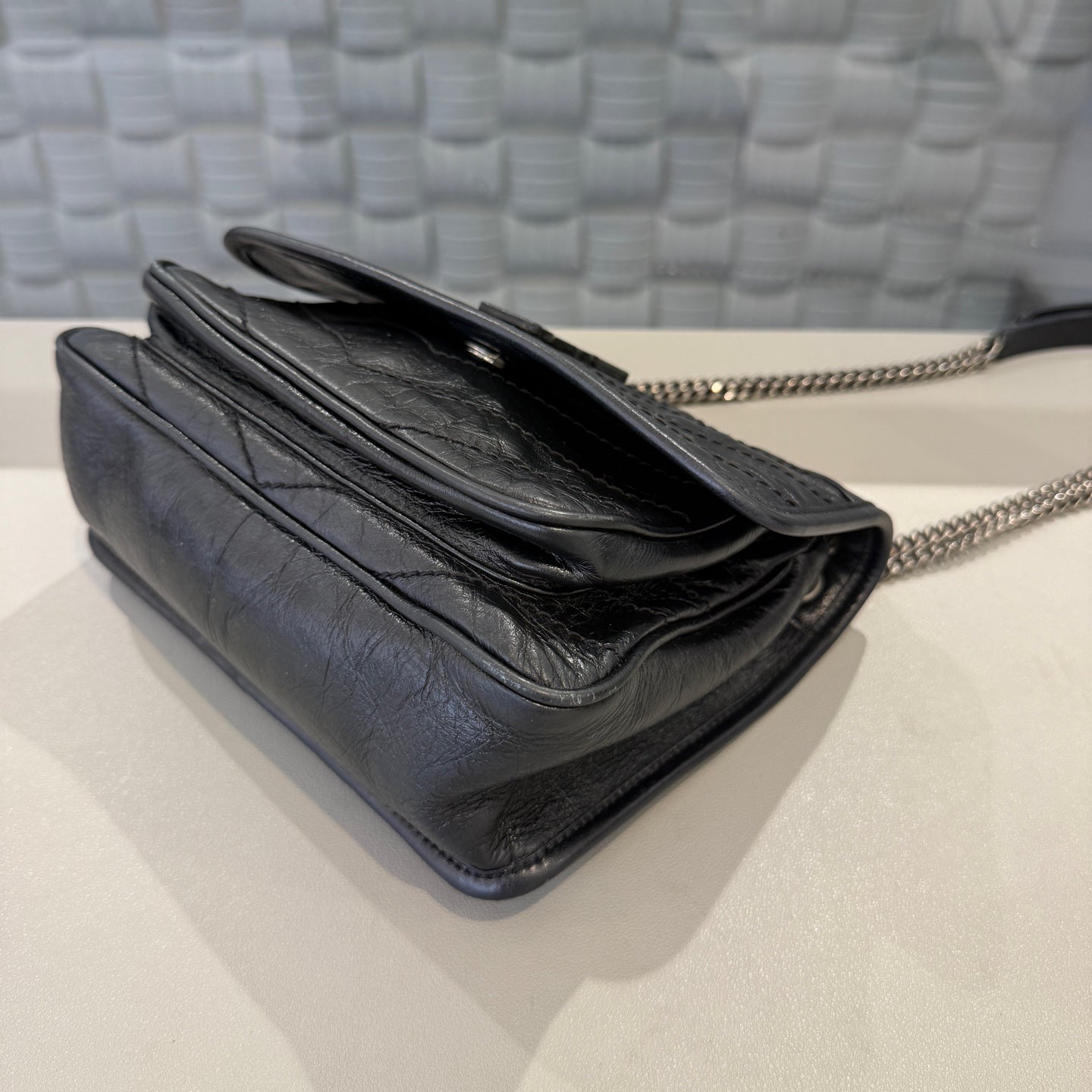 Saint Laurent - NIKI - Leather - Black - (small)