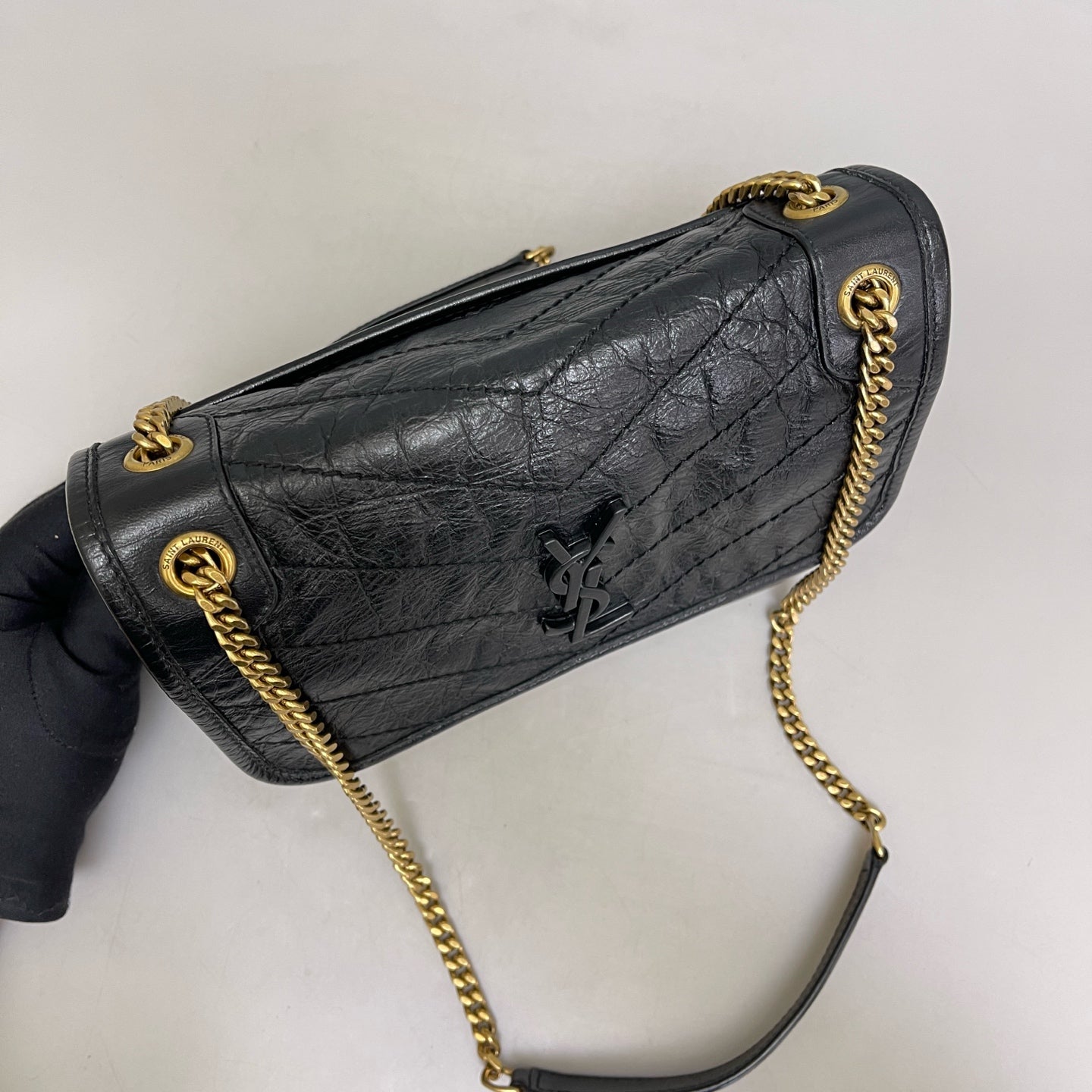 Saint Laurent - Niki - Leather - Black - (small)