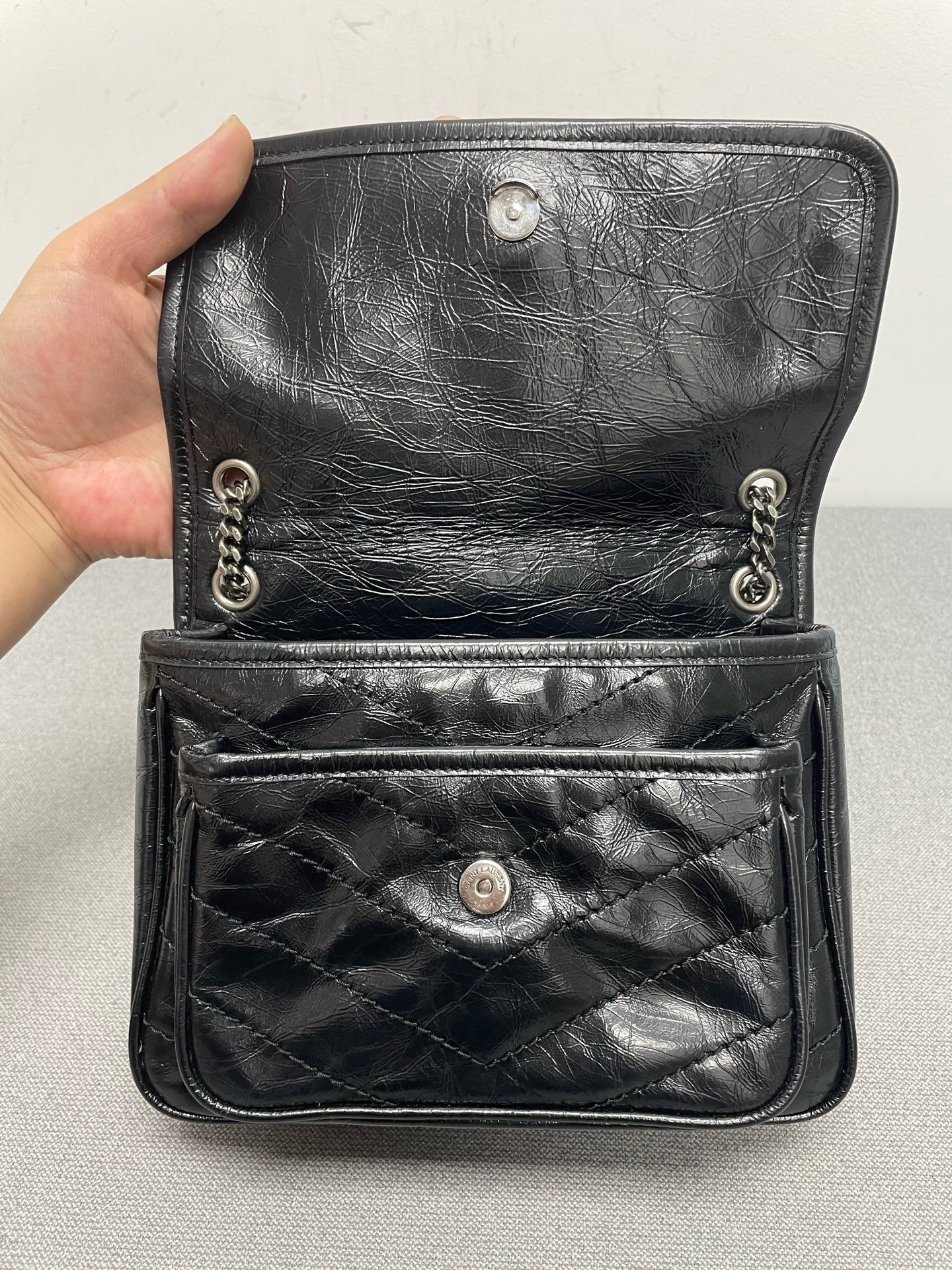Saint Laurent - Niki - Leather - Black - (small)