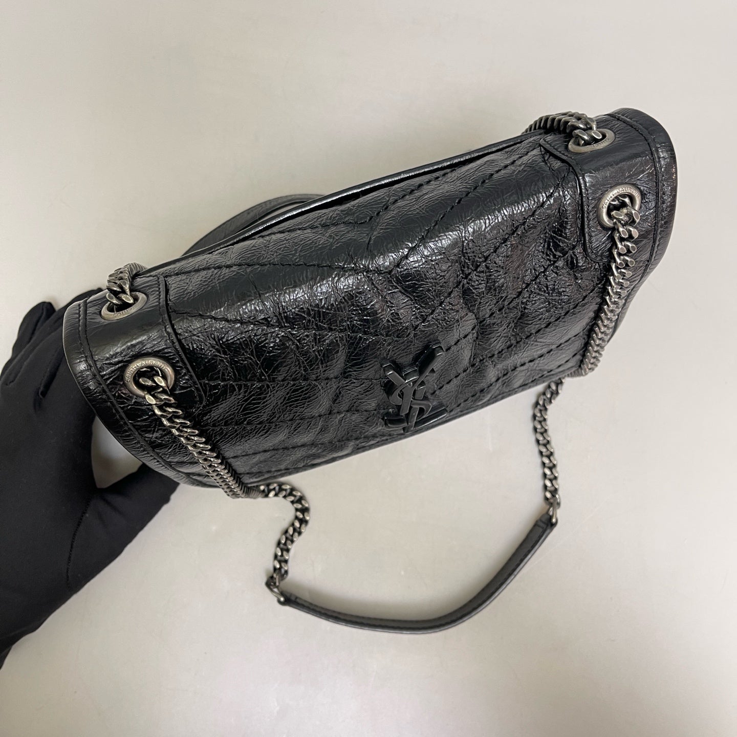 Saint Laurent - Niki - Leather - Black - (small)