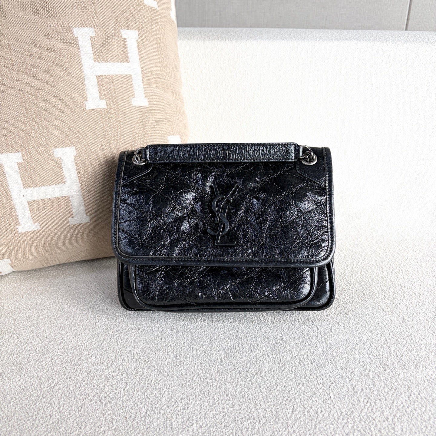 Saint Laurent - Niki - Leather - Black - (small)