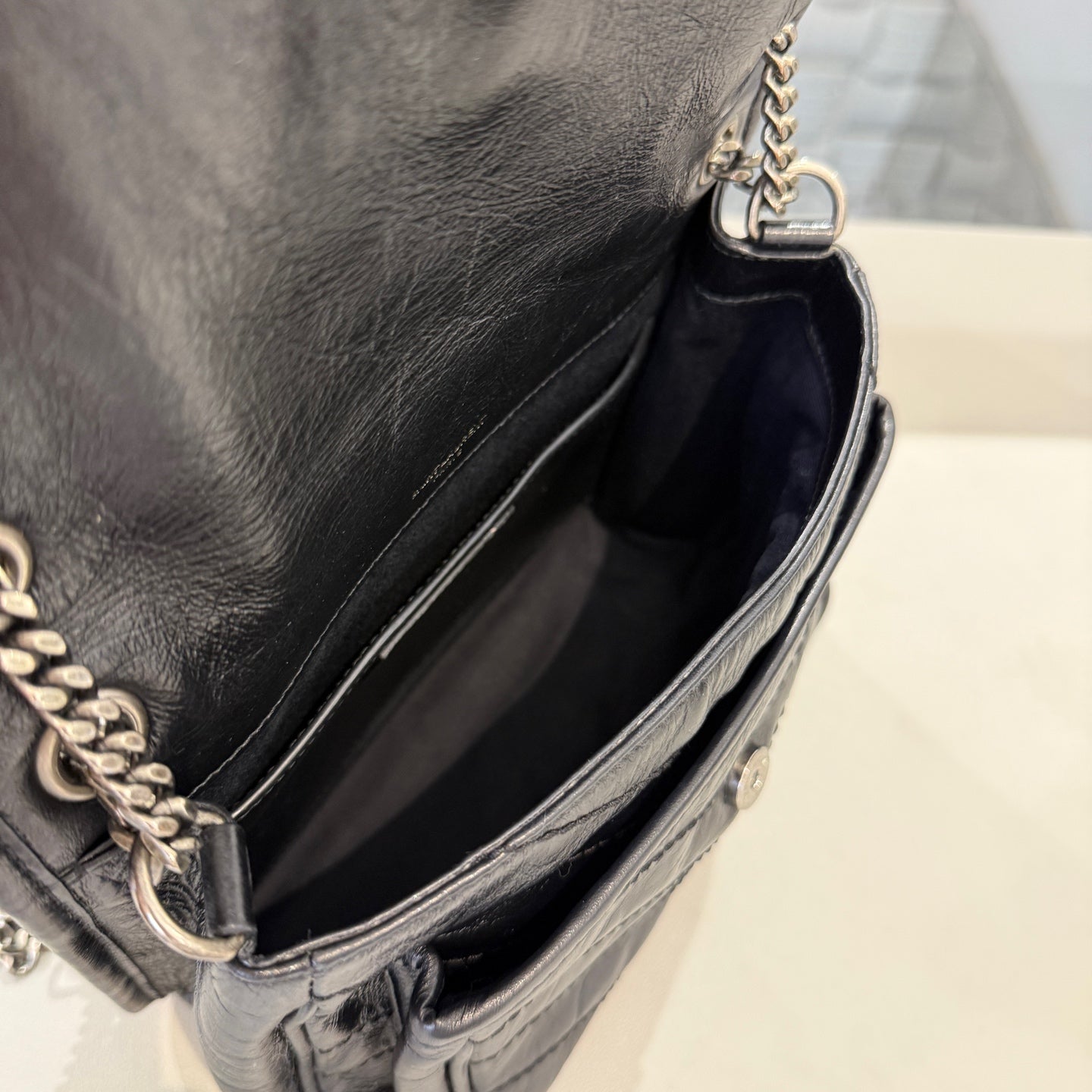 Saint Laurent - NIKI - Leather - Black - (small)