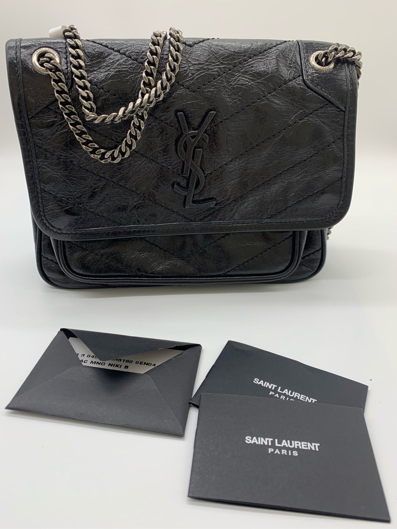 Saint Laurent - Niki - Leather - Black - (small)