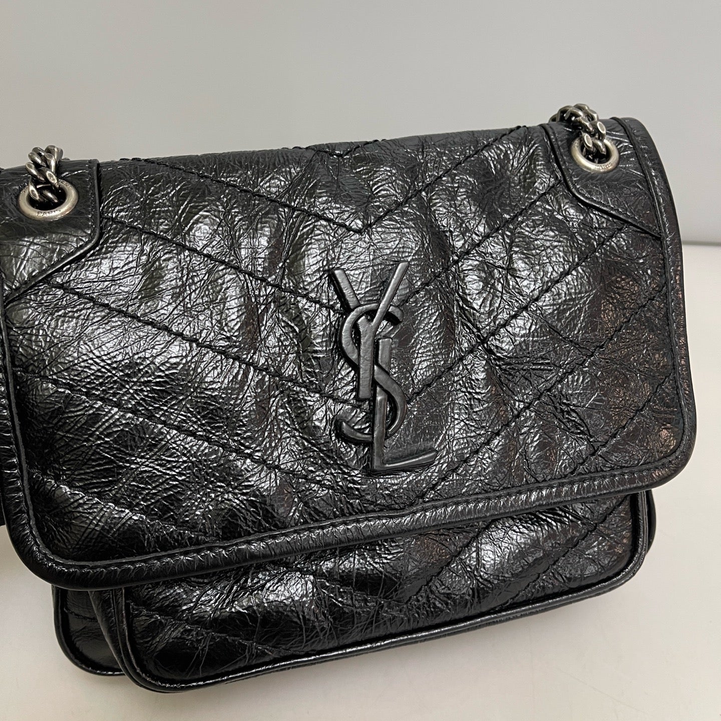 Saint Laurent - Niki - Leather - Black - (small)