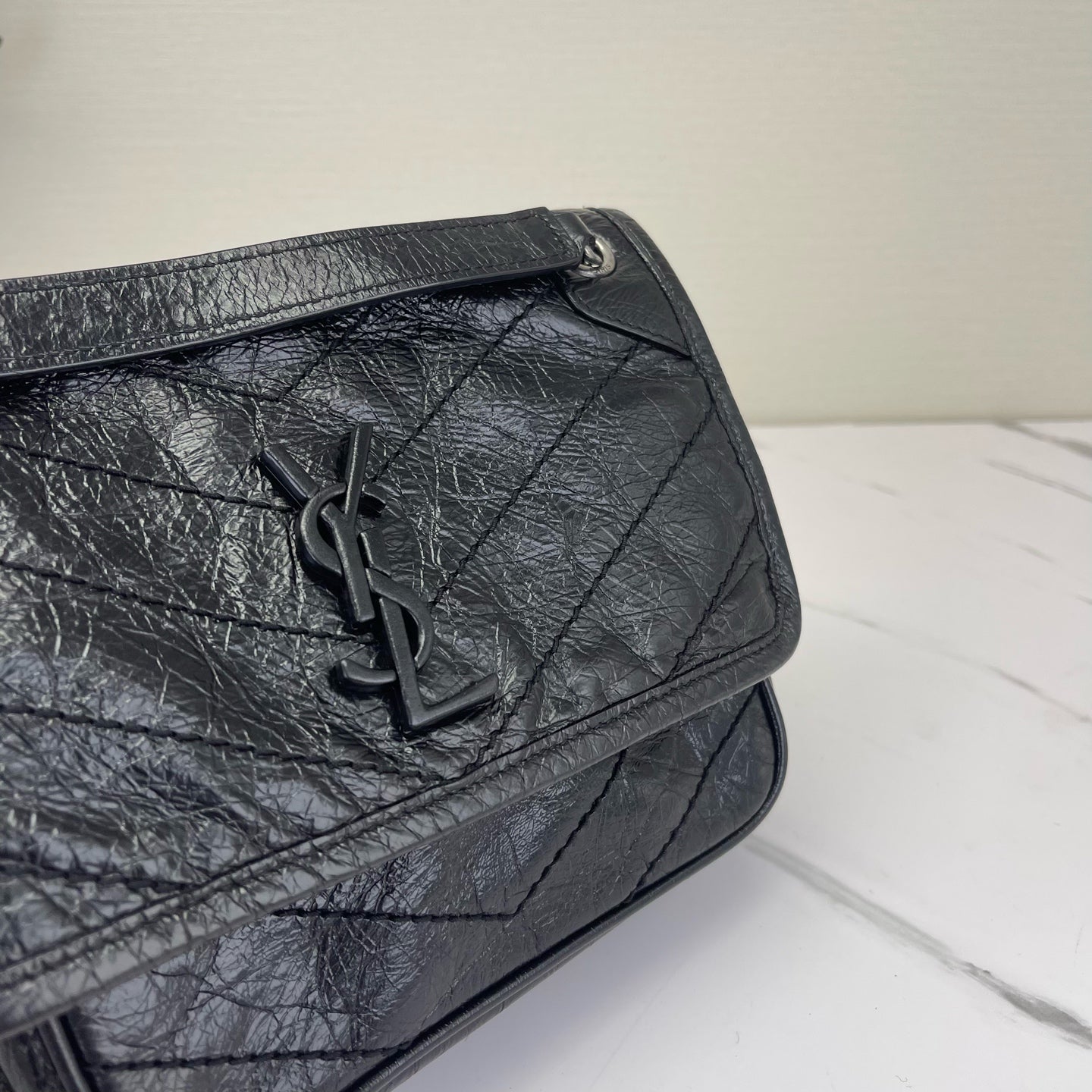 Saint Laurent - Niki - Leather - Black - (small)