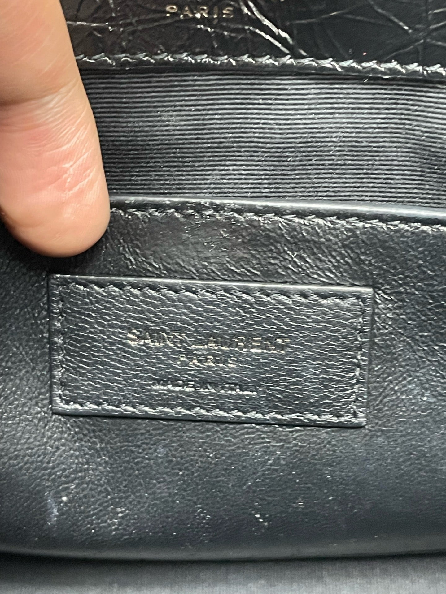 Saint Laurent - Niki - Leather - Black - (small)